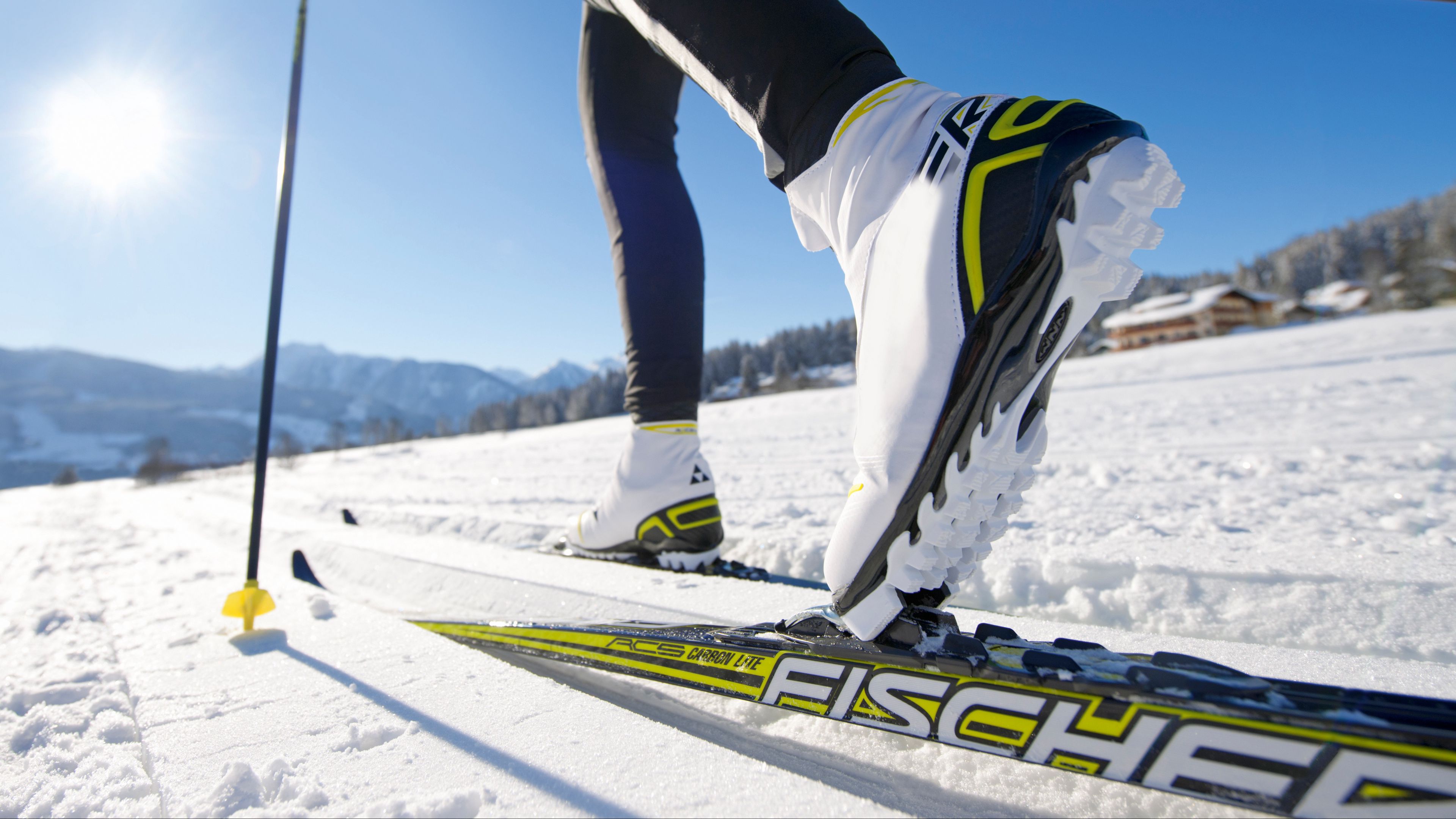 skis, snow, sport, 4k, HD Wallpaper