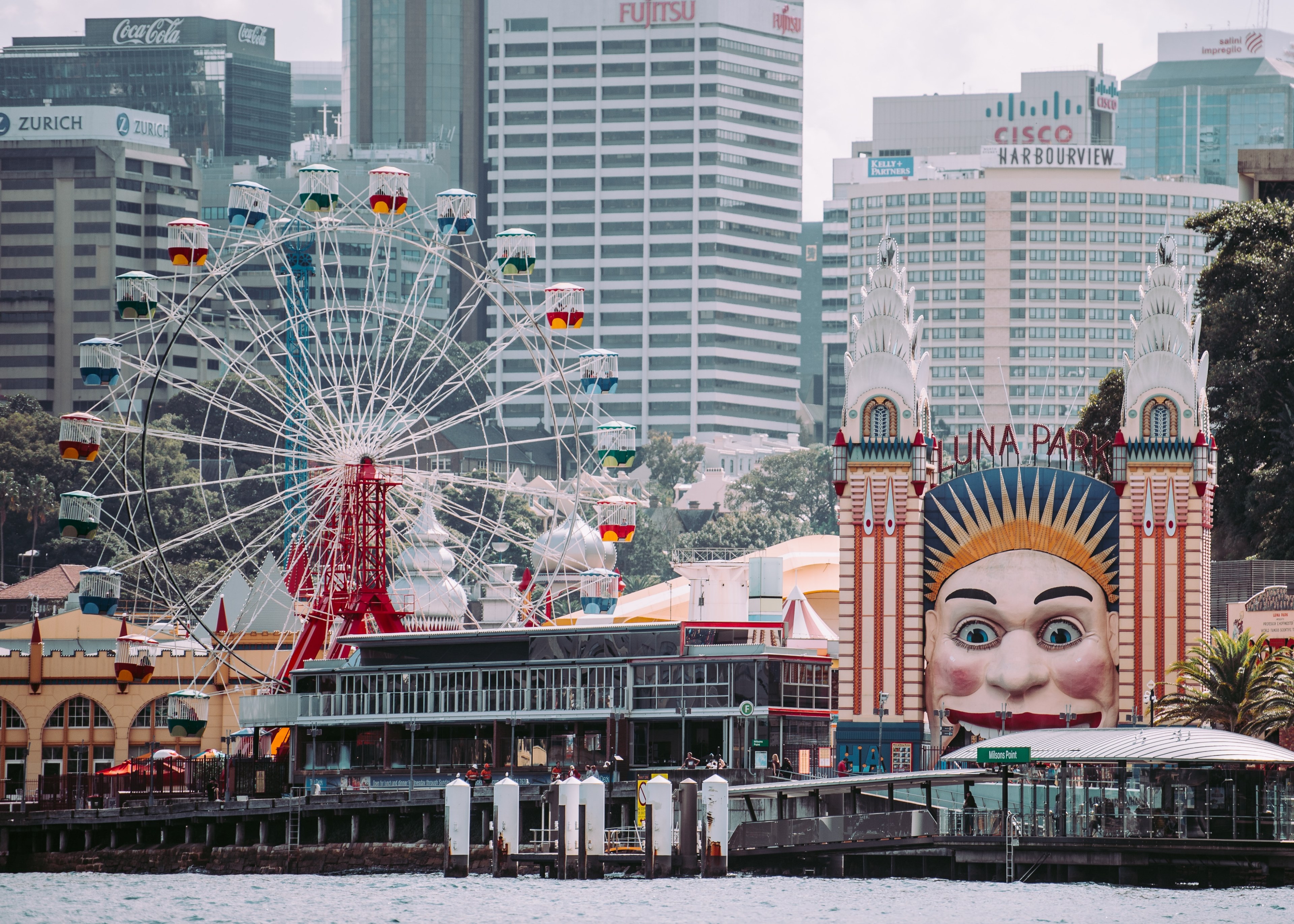 luna park sydney 4k, HD Wallpaper