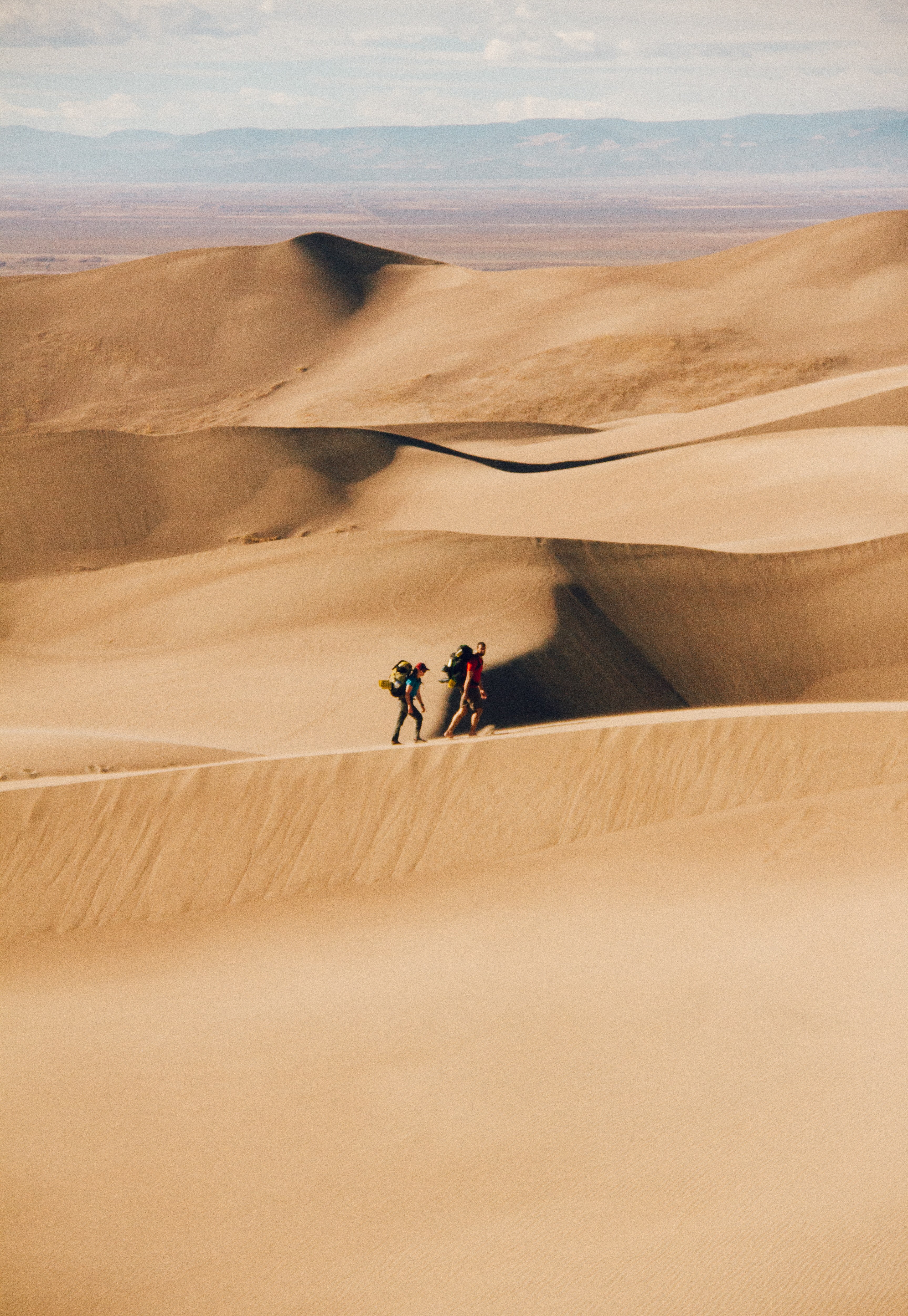 dune sand desert and hill hd, 4k, Phone HD Wallpaper