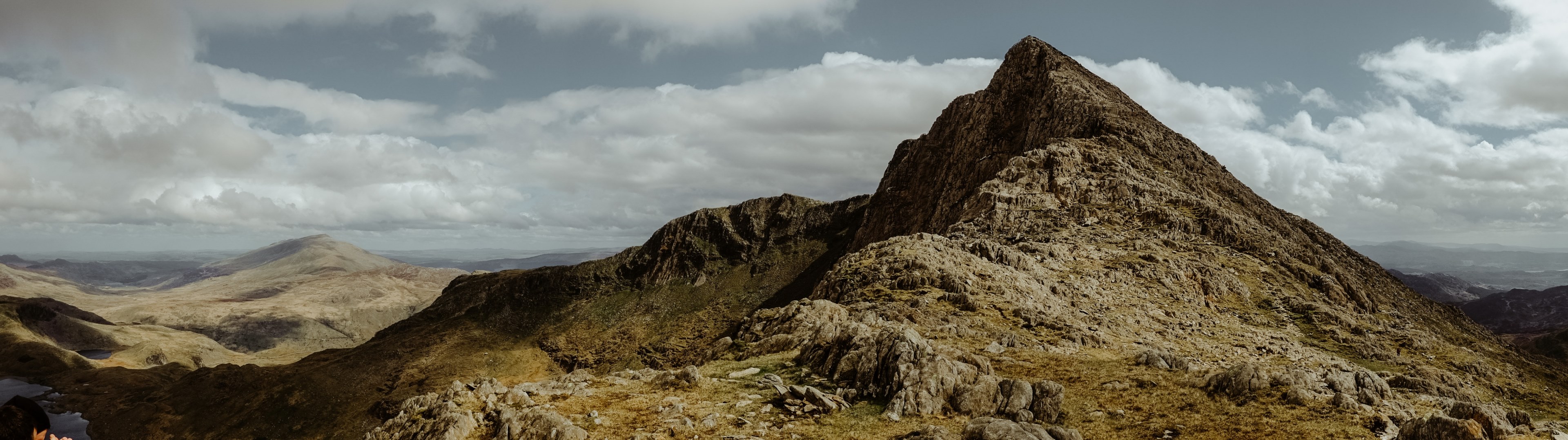 peak highland landscape and cloud 4k, HD Wallpaper