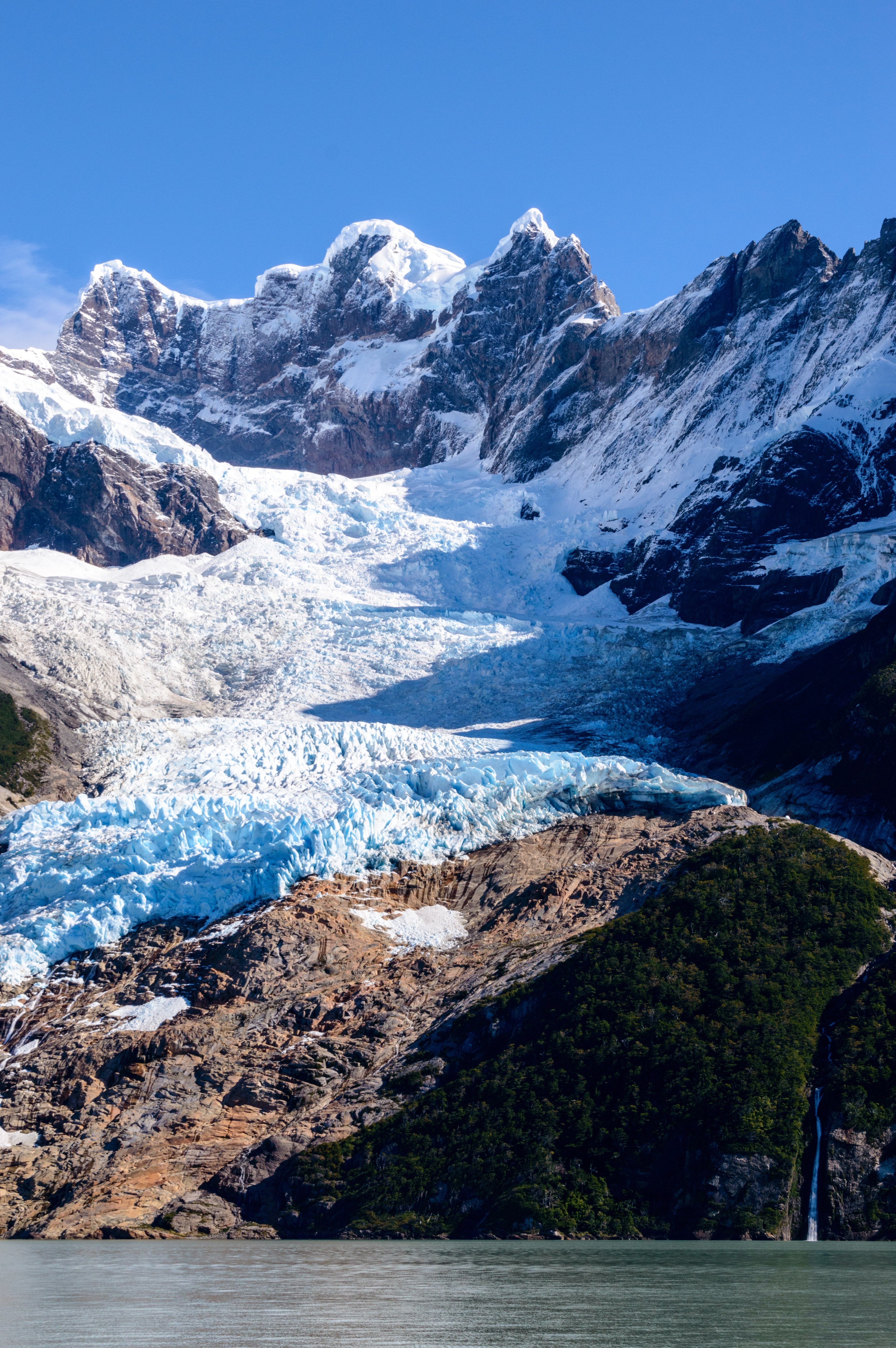 snow covered mountains next to the water, _snow covered mountain 4k, Phone HD Wallpaper
