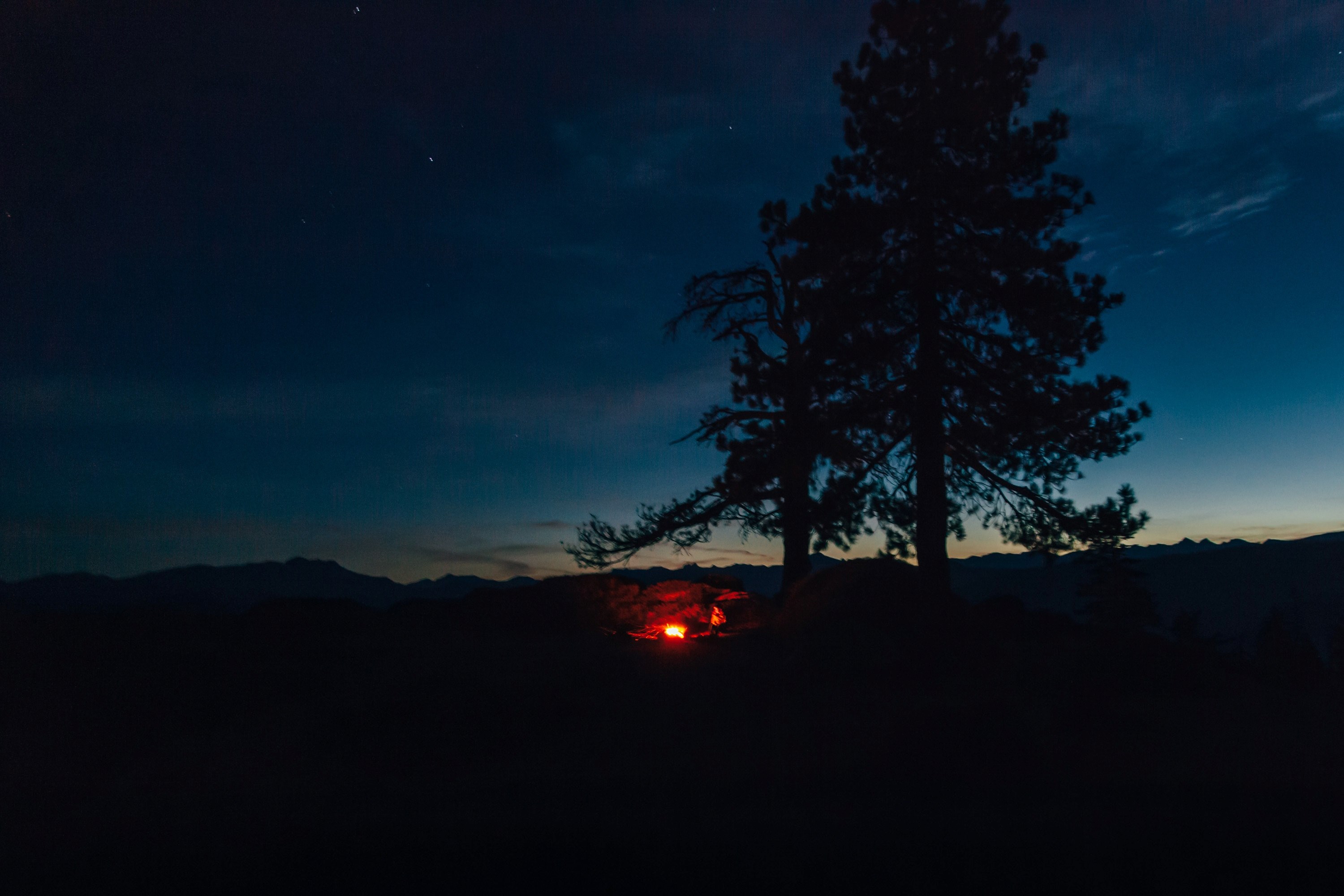 camp at dewey point 4k, HD Wallpaper