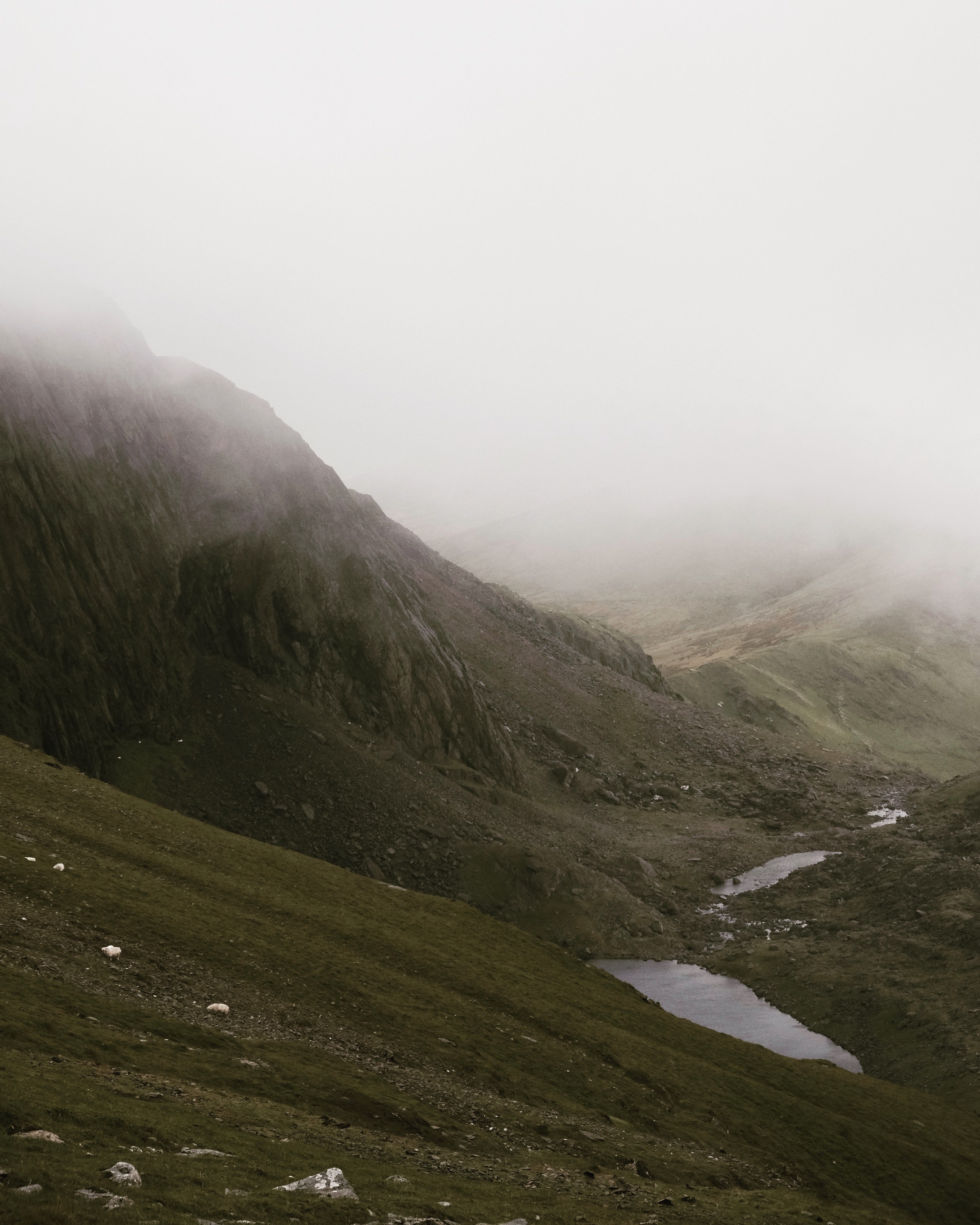 rugged snowdonia 4k, Phone HD Wallpaper