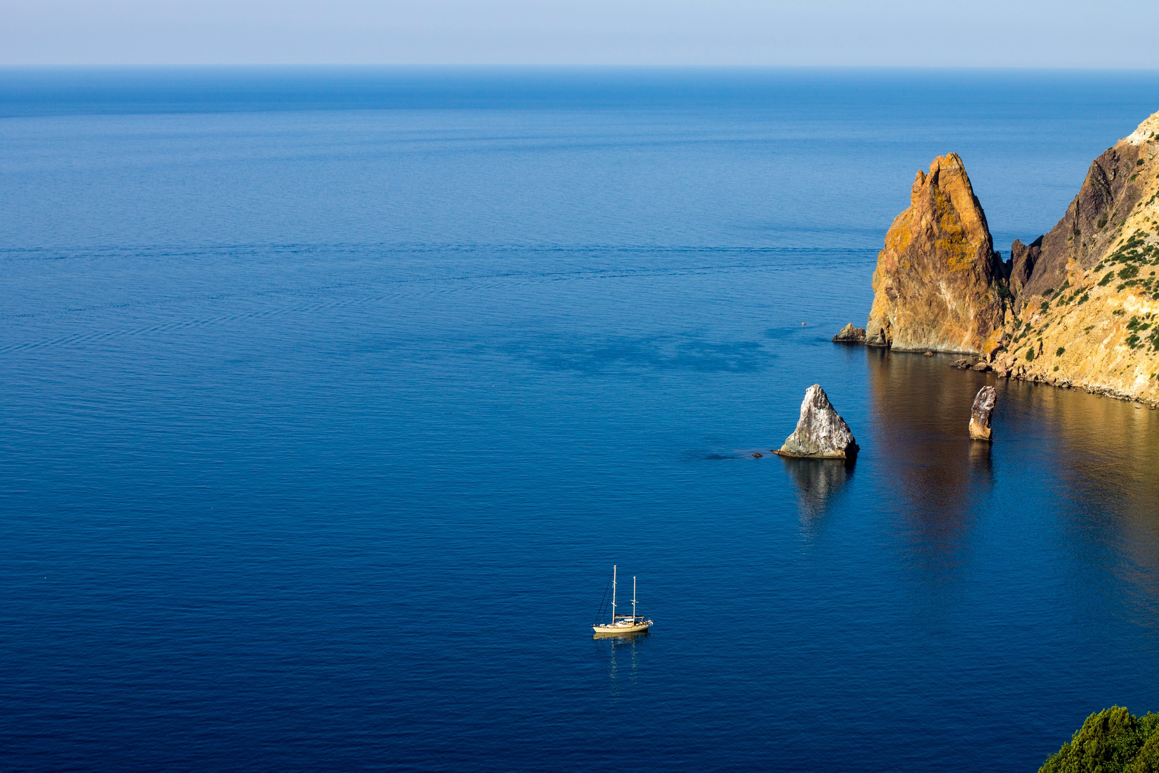 sea ocean water and coast 4k, HD Wallpaper