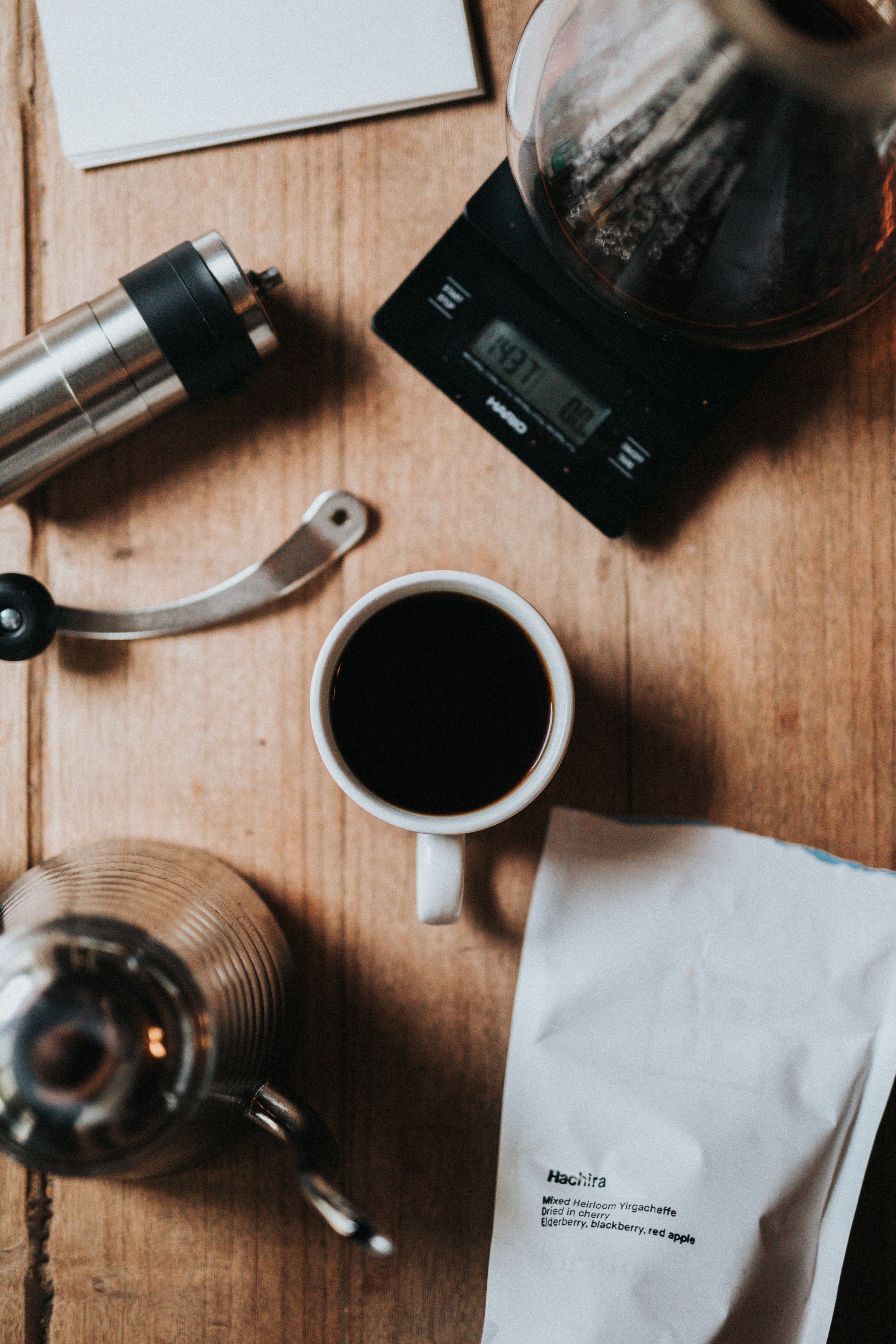 scales weight coffee and cup hd, 4k, Phone HD Wallpaper