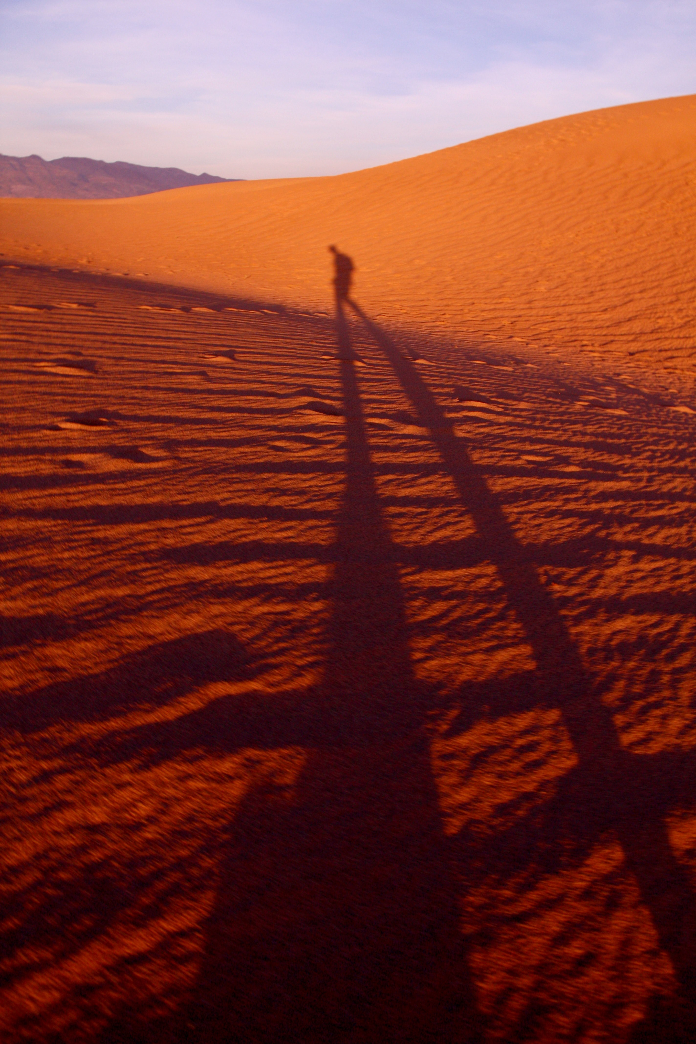 beach sand shadow and dune hd, 4k, Phone HD Wallpaper