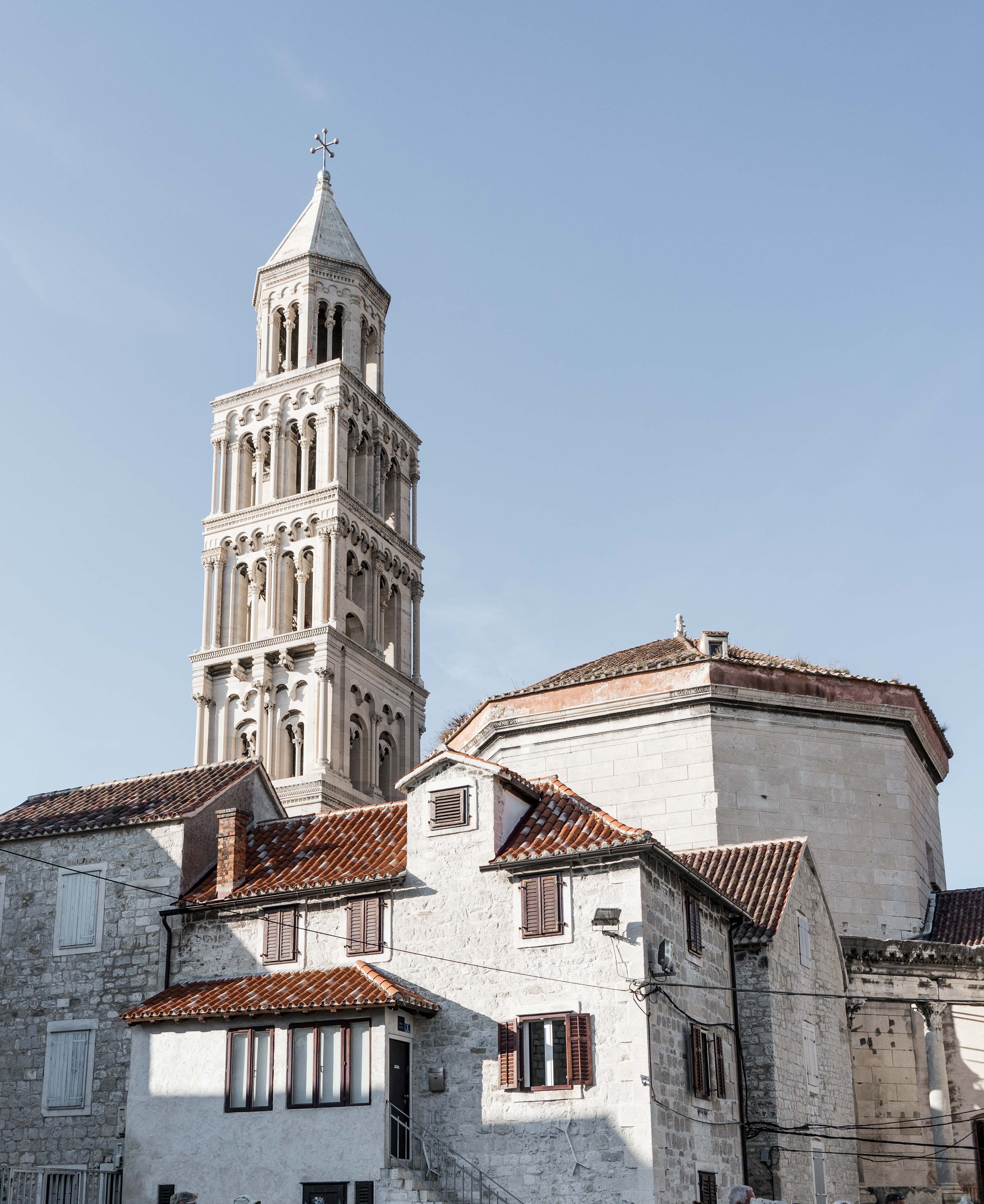 old town in split croatia 4k, Phone HD Wallpaper