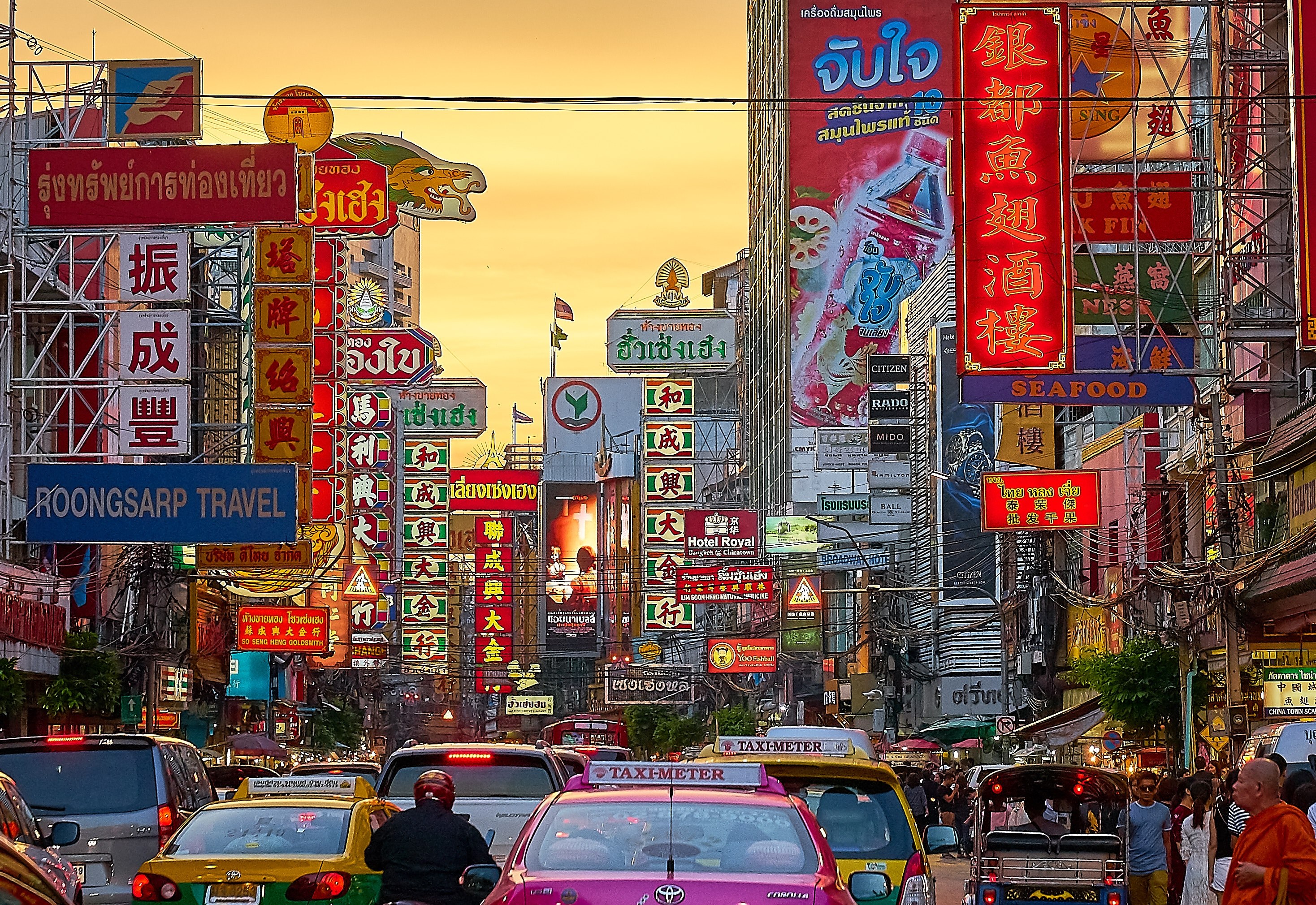 chinatown bangkok 4k, HD Wallpaper