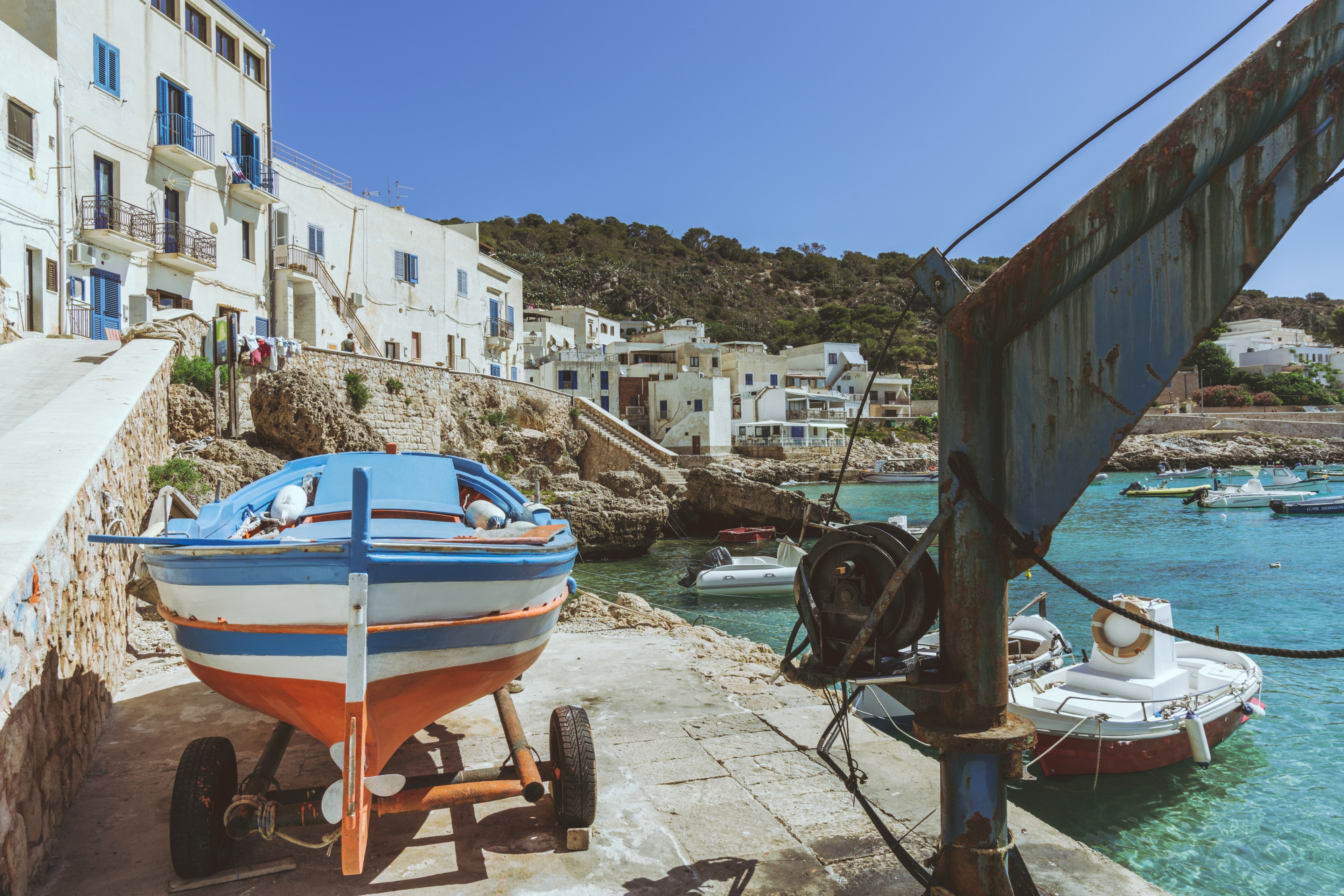 harbor boat seaside and harbour 4k, HD Wallpaper