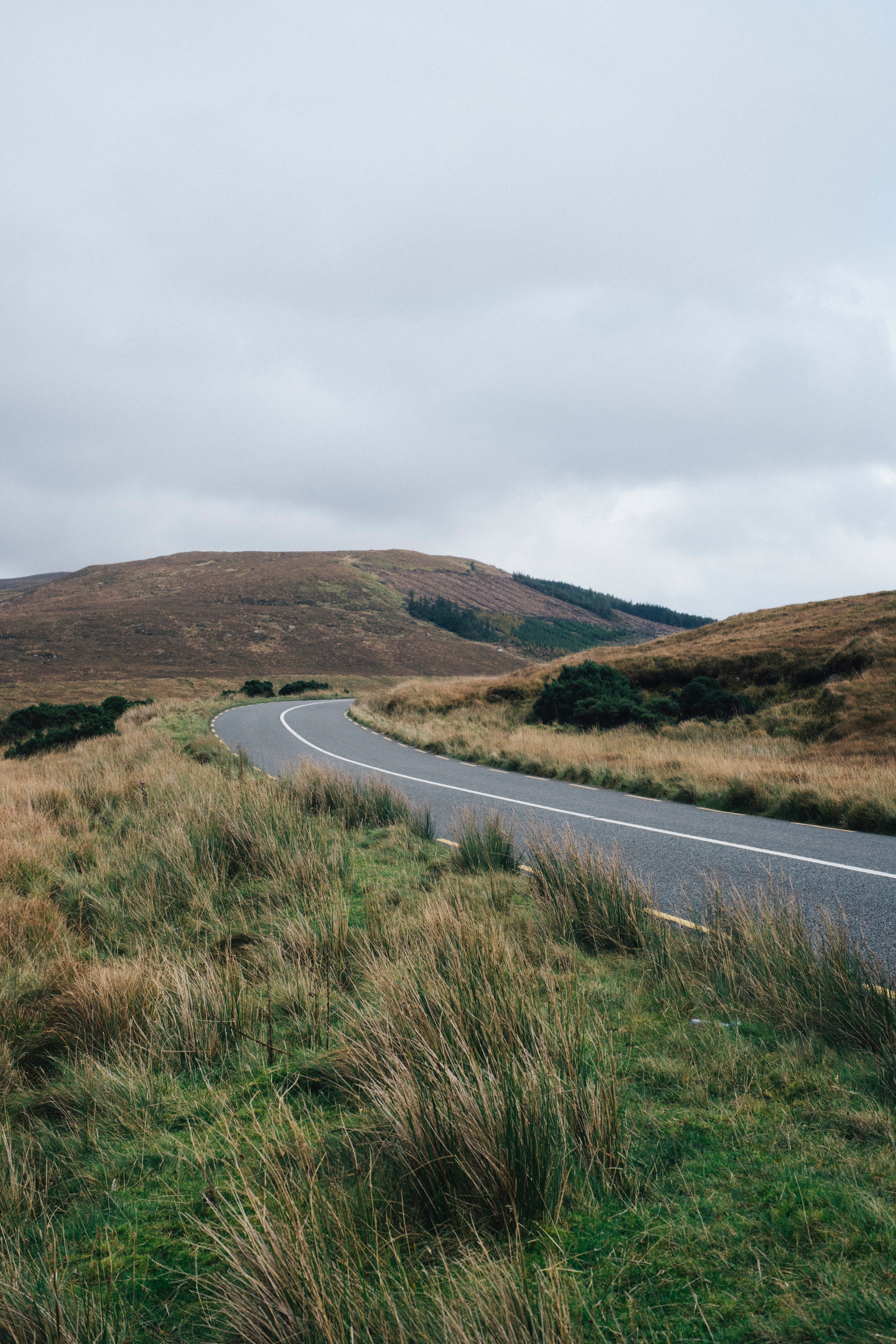 cloud sky road and bend hd, 4k, Phone HD Wallpaper
