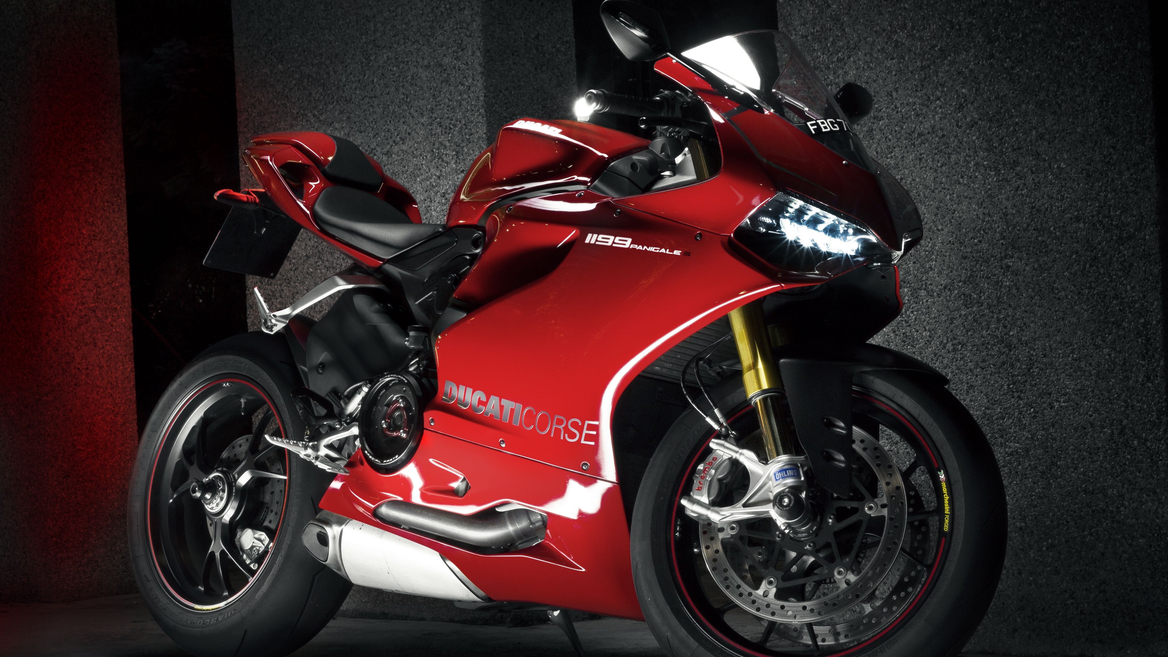 ducati, 1199, ducati 1199 panigale, motorcycle, red, 4k, HD Wallpaper