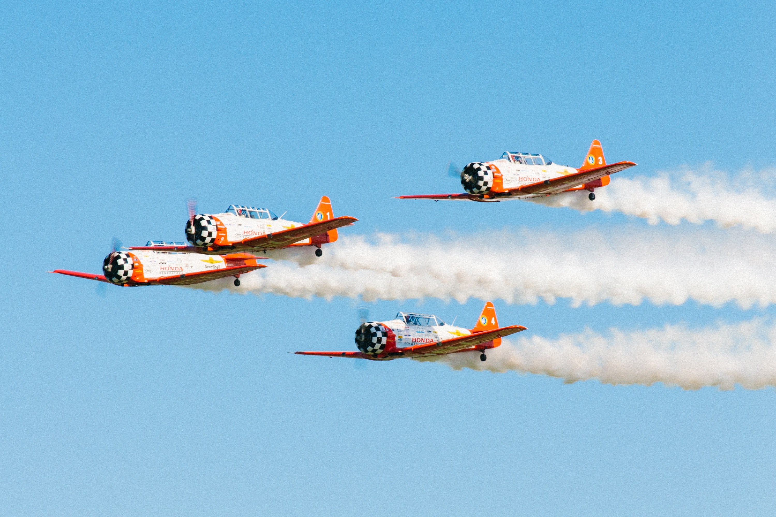 plane airplane aircraft and smoke 4k, HD Wallpaper