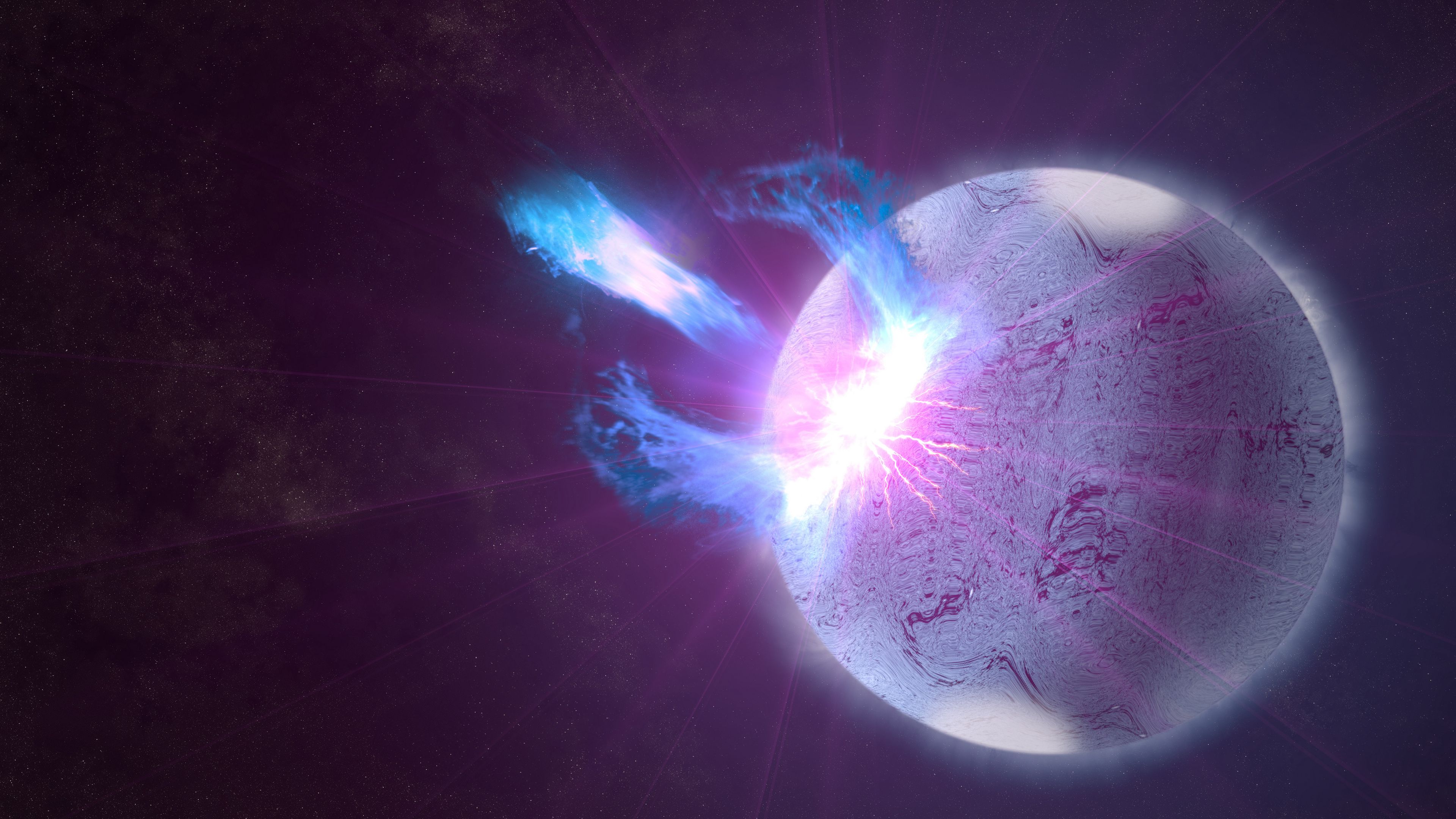 sgr j1550-5418, soft gamma-ray repeater, sgr, gamma radiation, 4k, HD Wallpaper