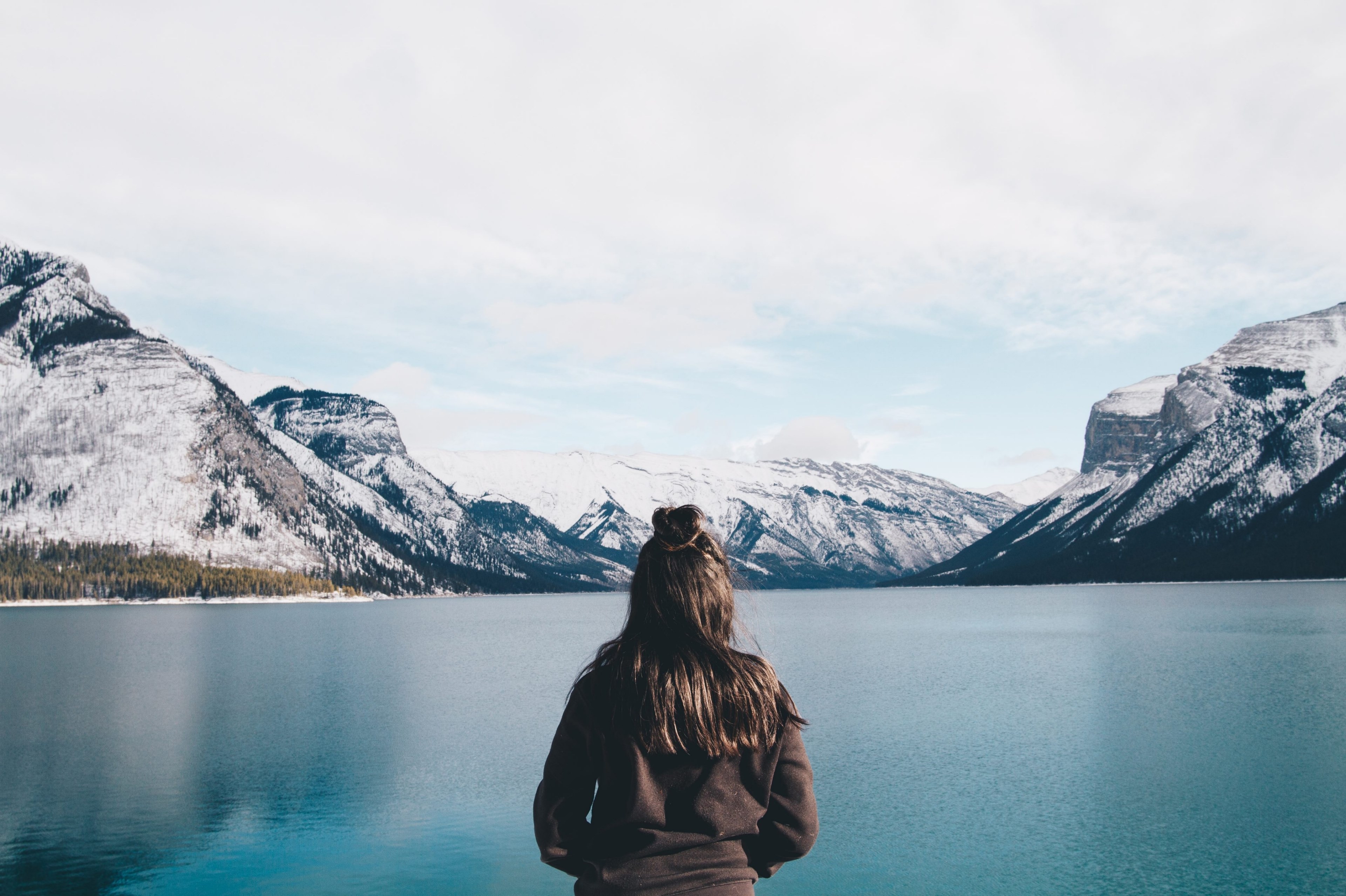 minnewanka is always a treat 4k, HD Wallpaper