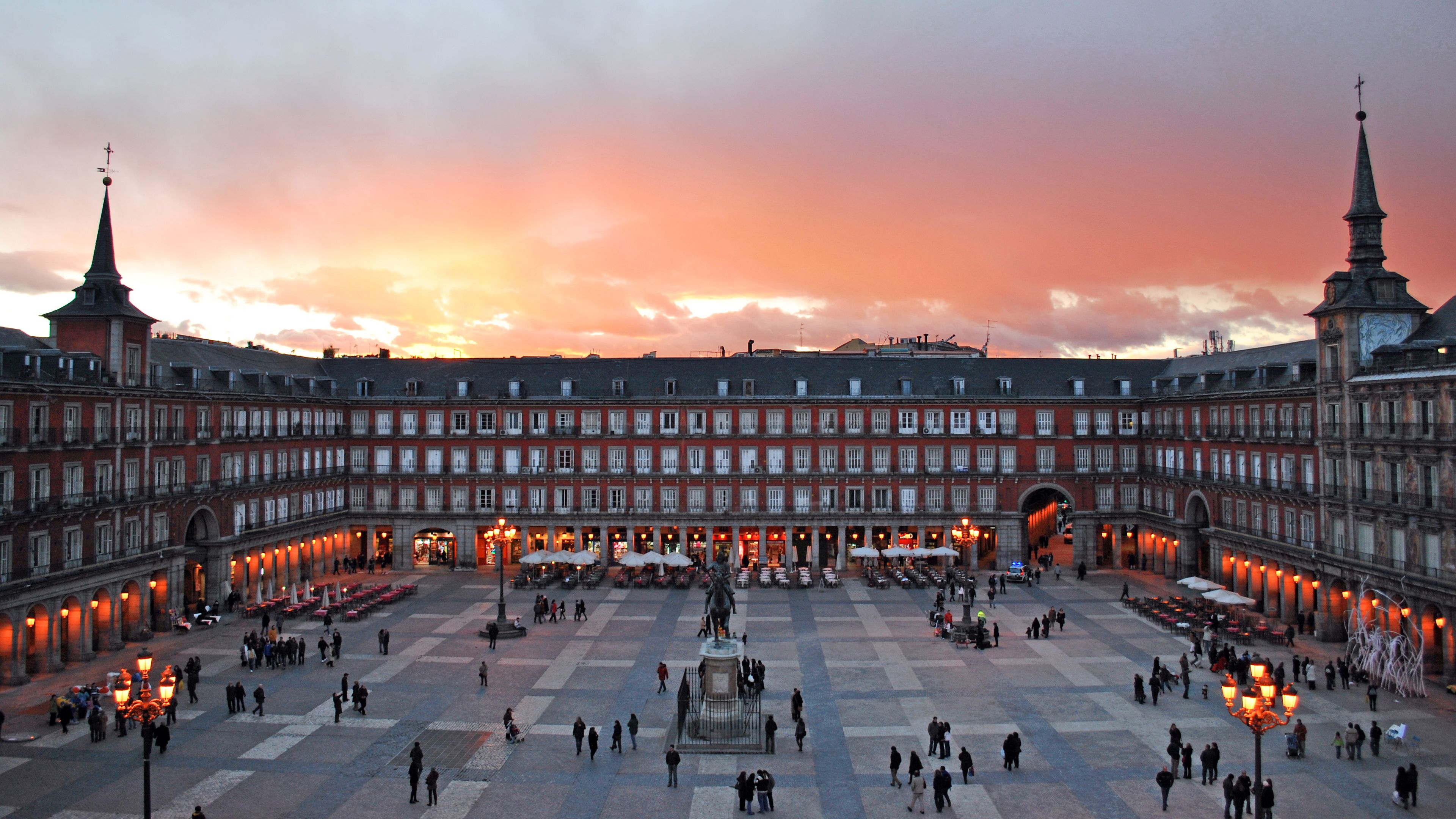 madrid, spain, exhibition center, plaza mayor, ifema feria de madrid, 4k, HD Wallpaper