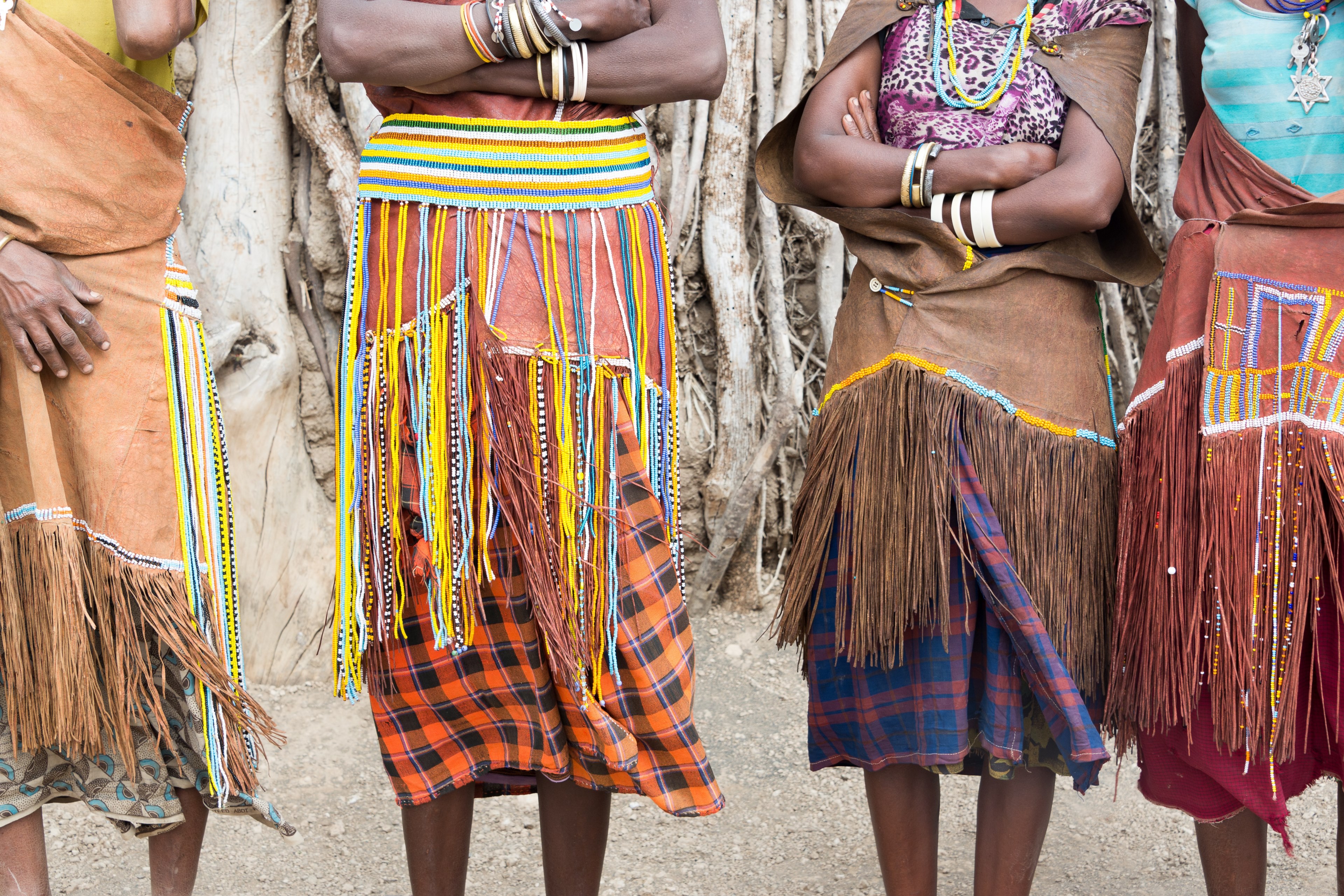woman dress african american and tribe 4k, HD Wallpaper