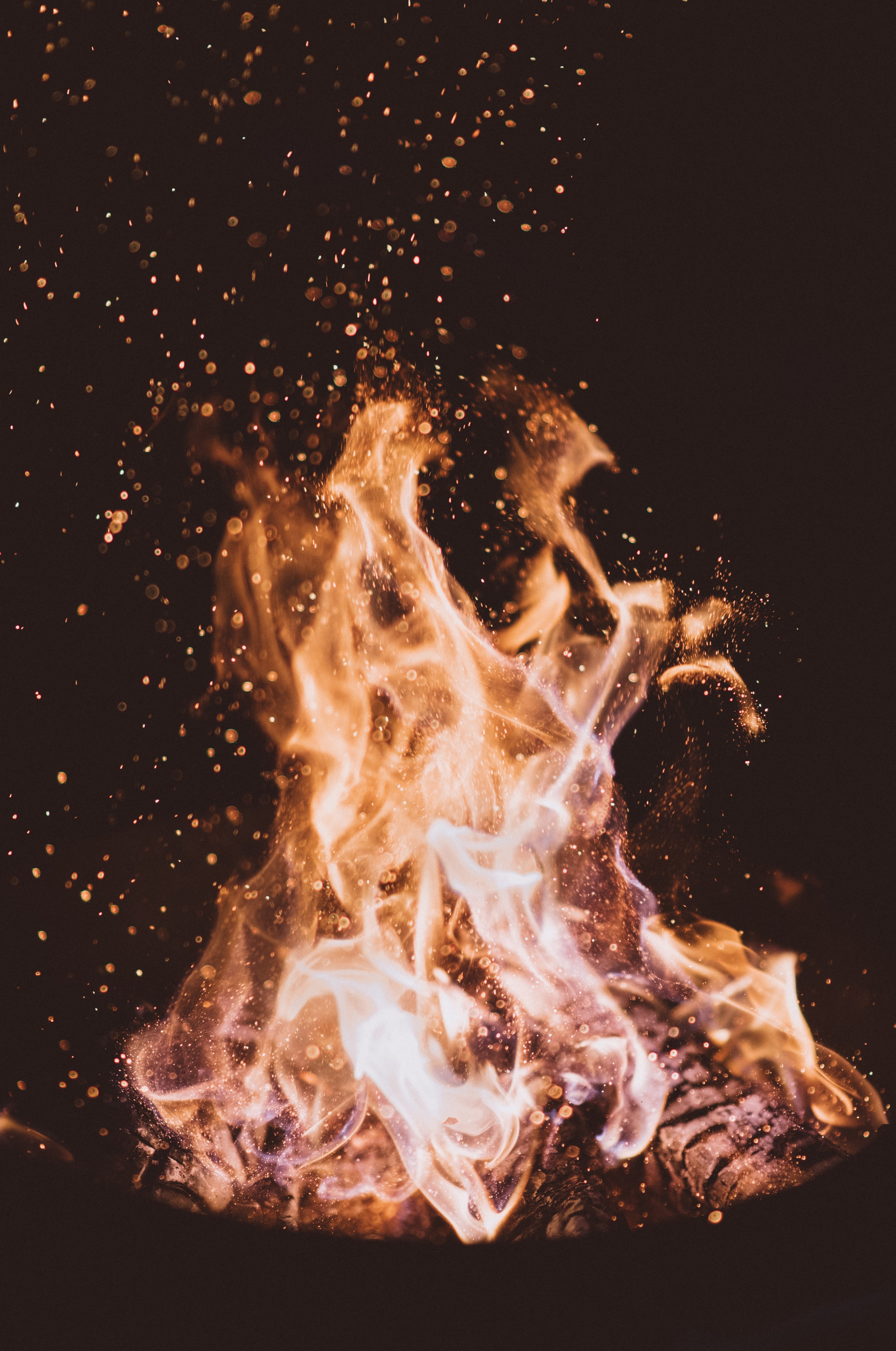flame fire burn and blaze hd, 4k, Phone HD Wallpaper