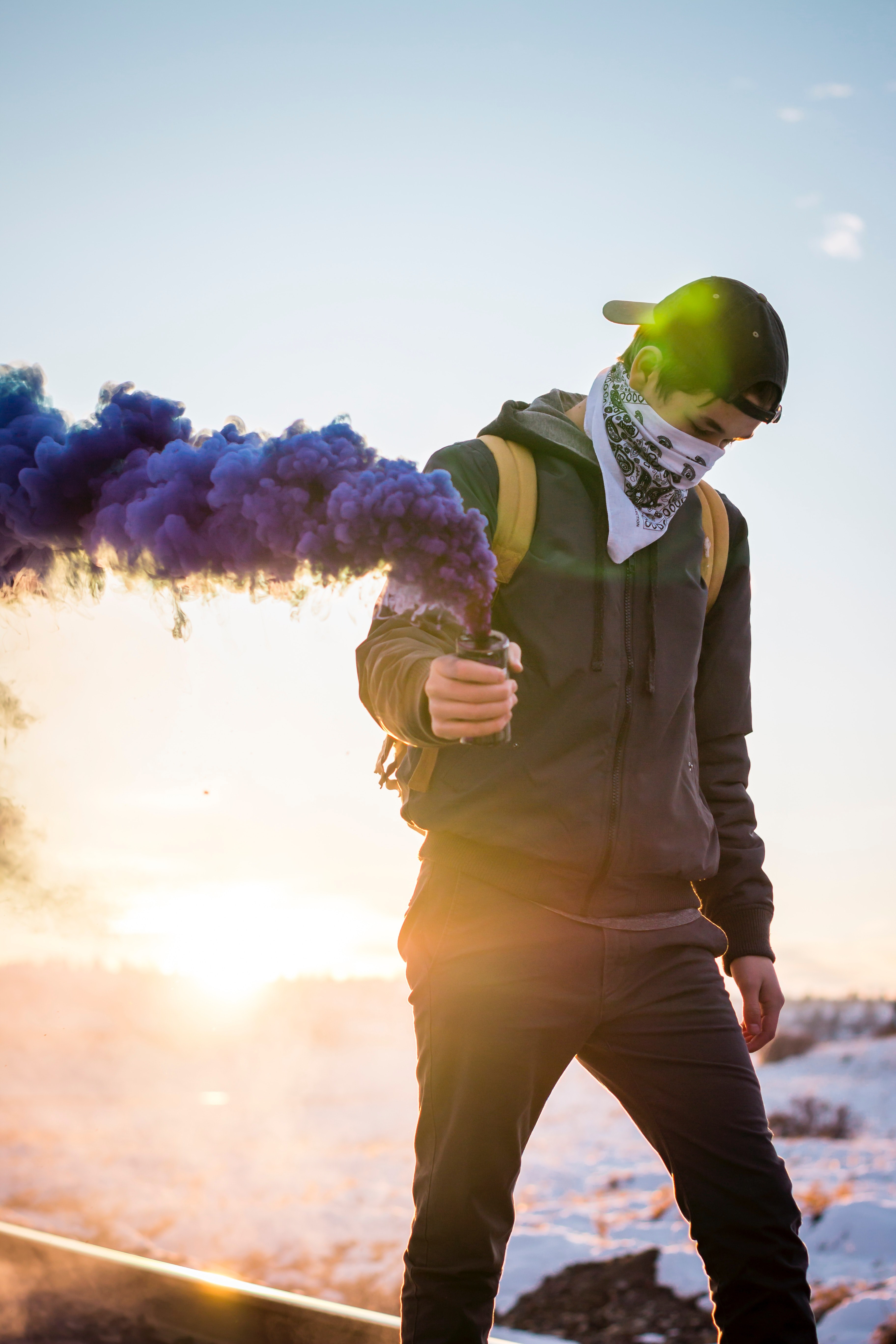 man male boy and flare hd, 4k, Phone HD Wallpaper