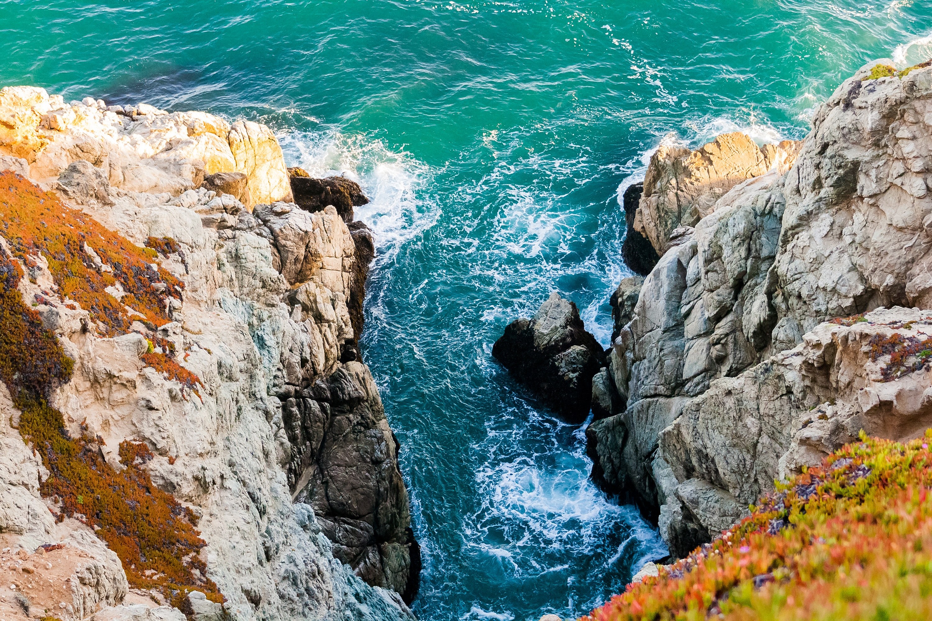 coast cliff shoreline and coastline 4k, HD Wallpaper
