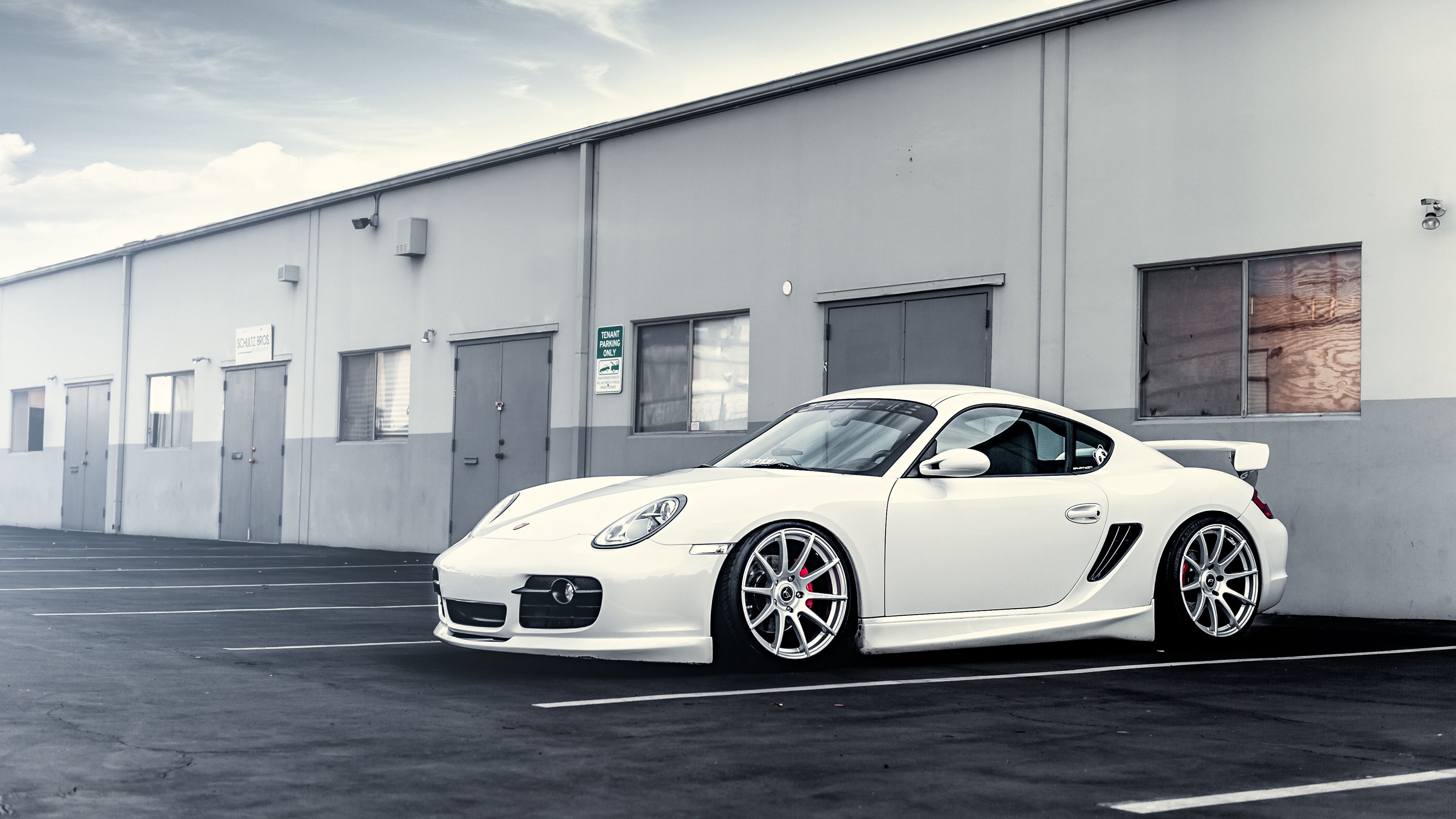 porsche, white, wheels, 4k, HD Wallpaper