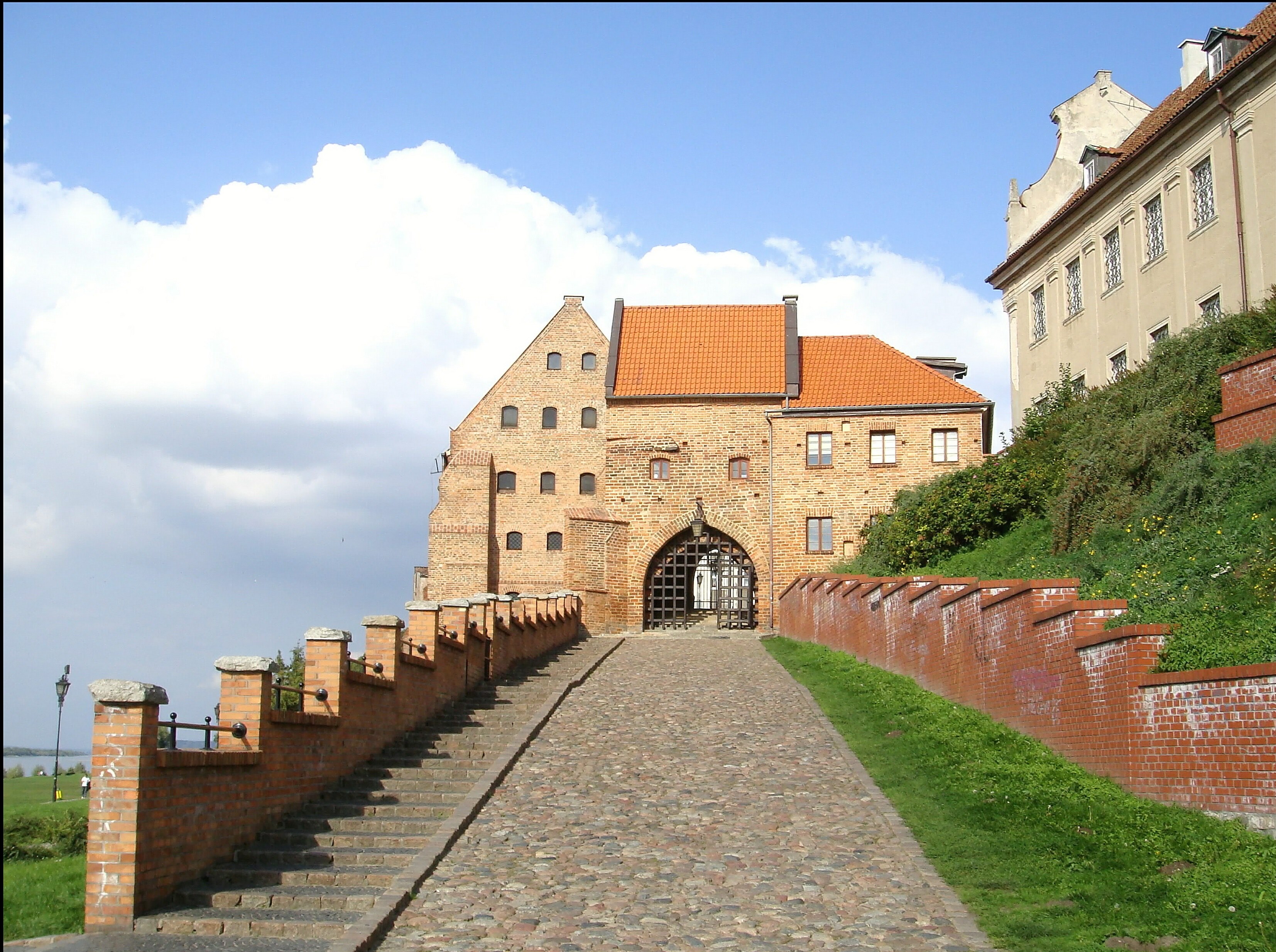 brama wodna w grudzidzu 4k, HD Wallpaper