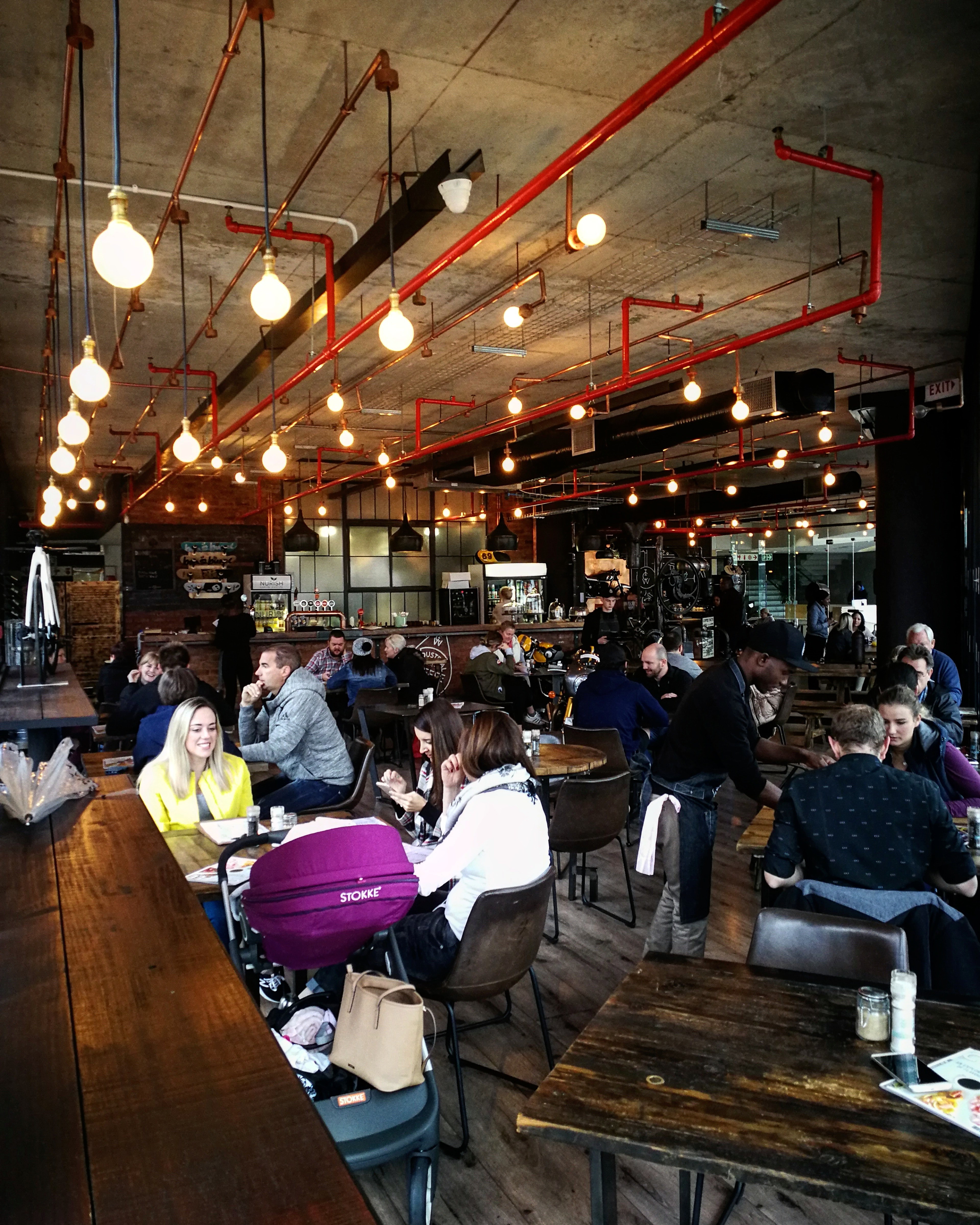 coffee shop in south africa 4k, Phone HD Wallpaper
