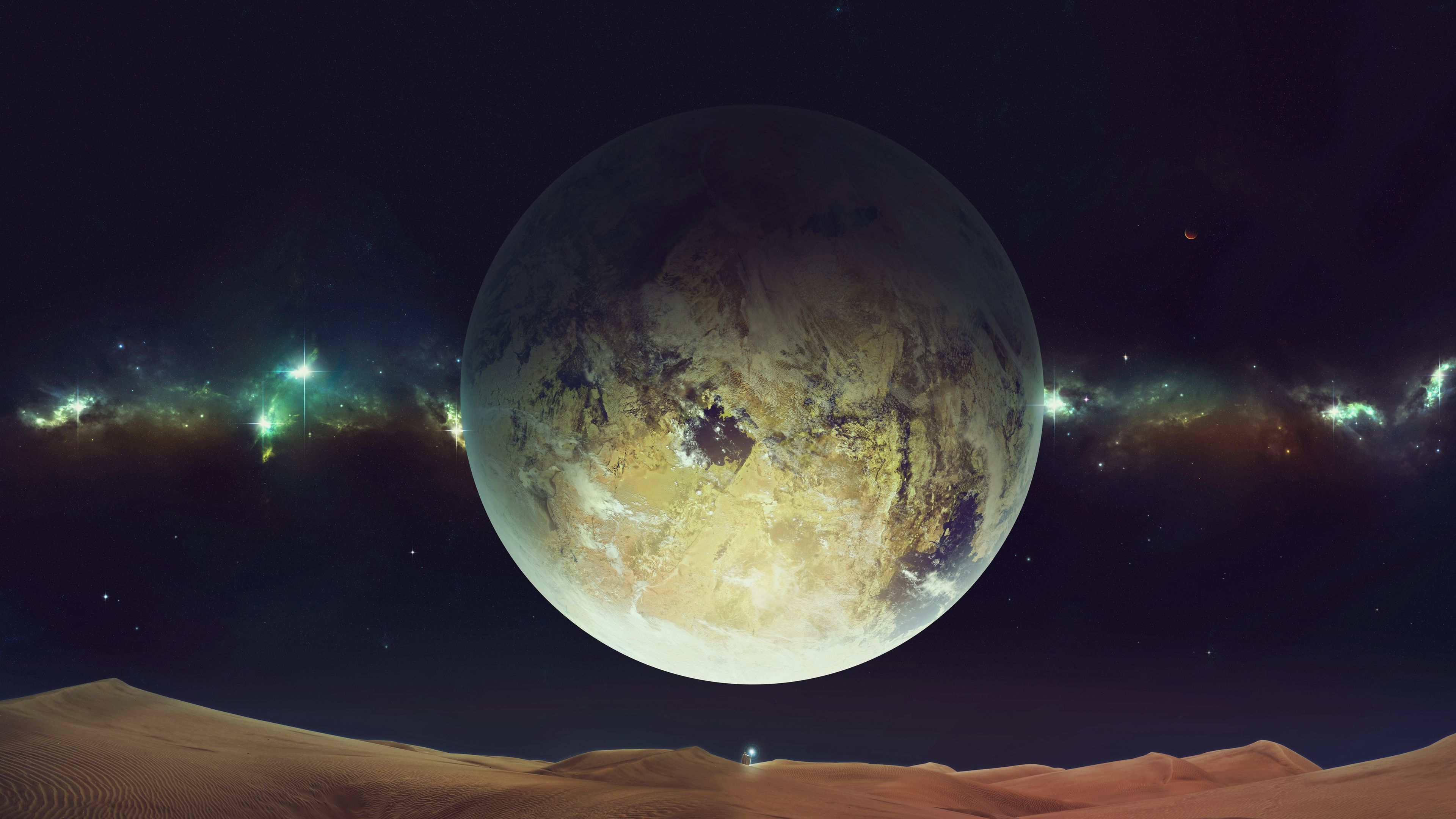 space, planet, sky, 4k, HD Wallpaper