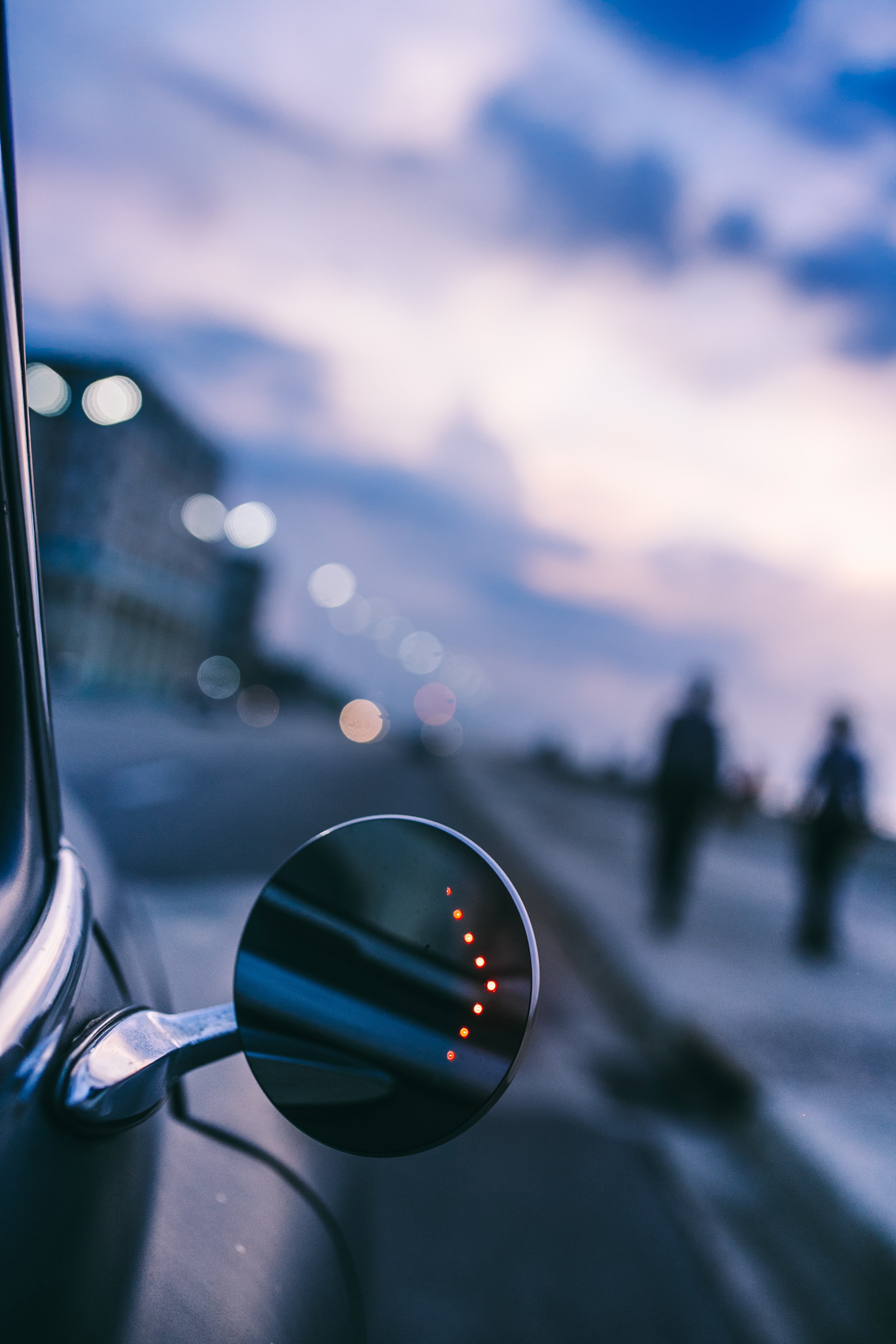 right side mirror light, _sunsets in havana 4k, Phone HD Wallpaper
