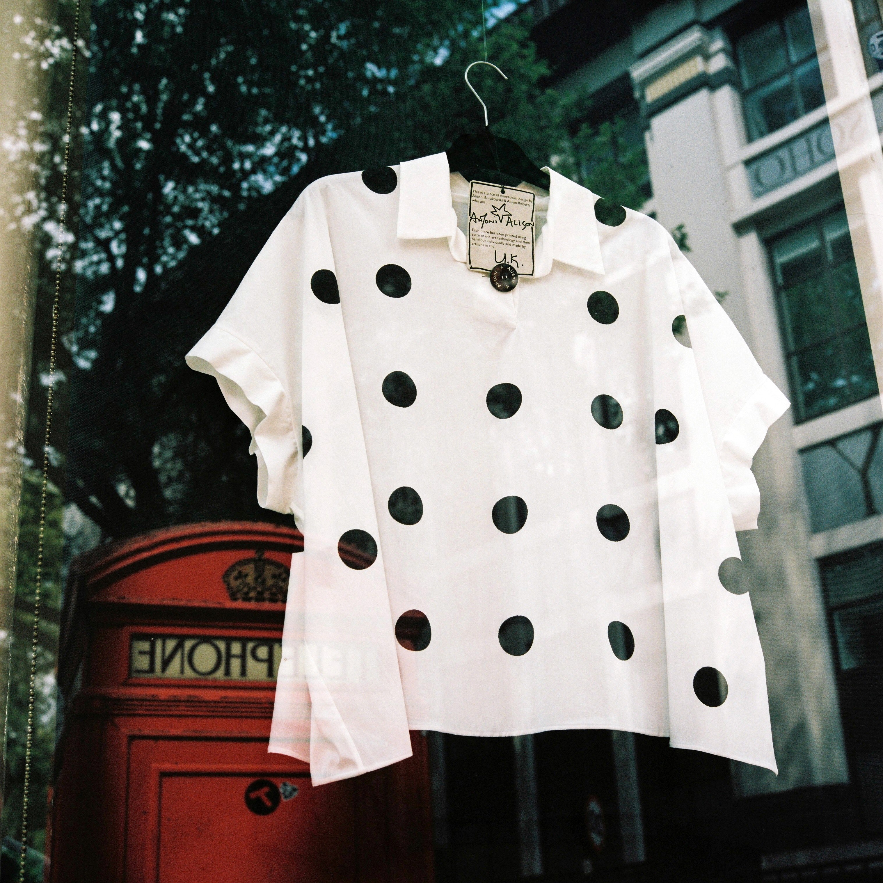 phone booth phone box pattern and polka dot 4k, HD Wallpaper