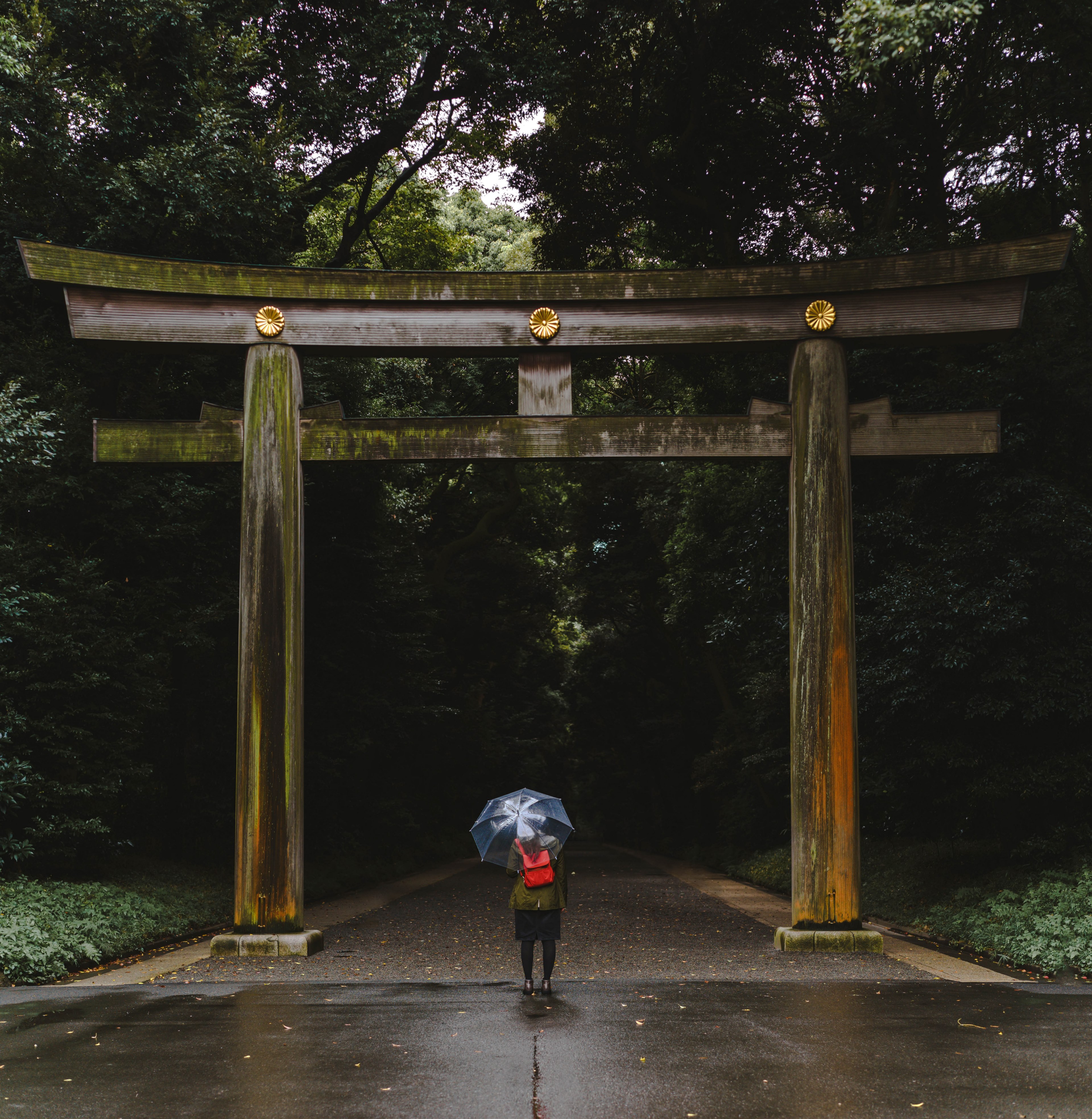 meiji gate 4k, Phone HD Wallpaper