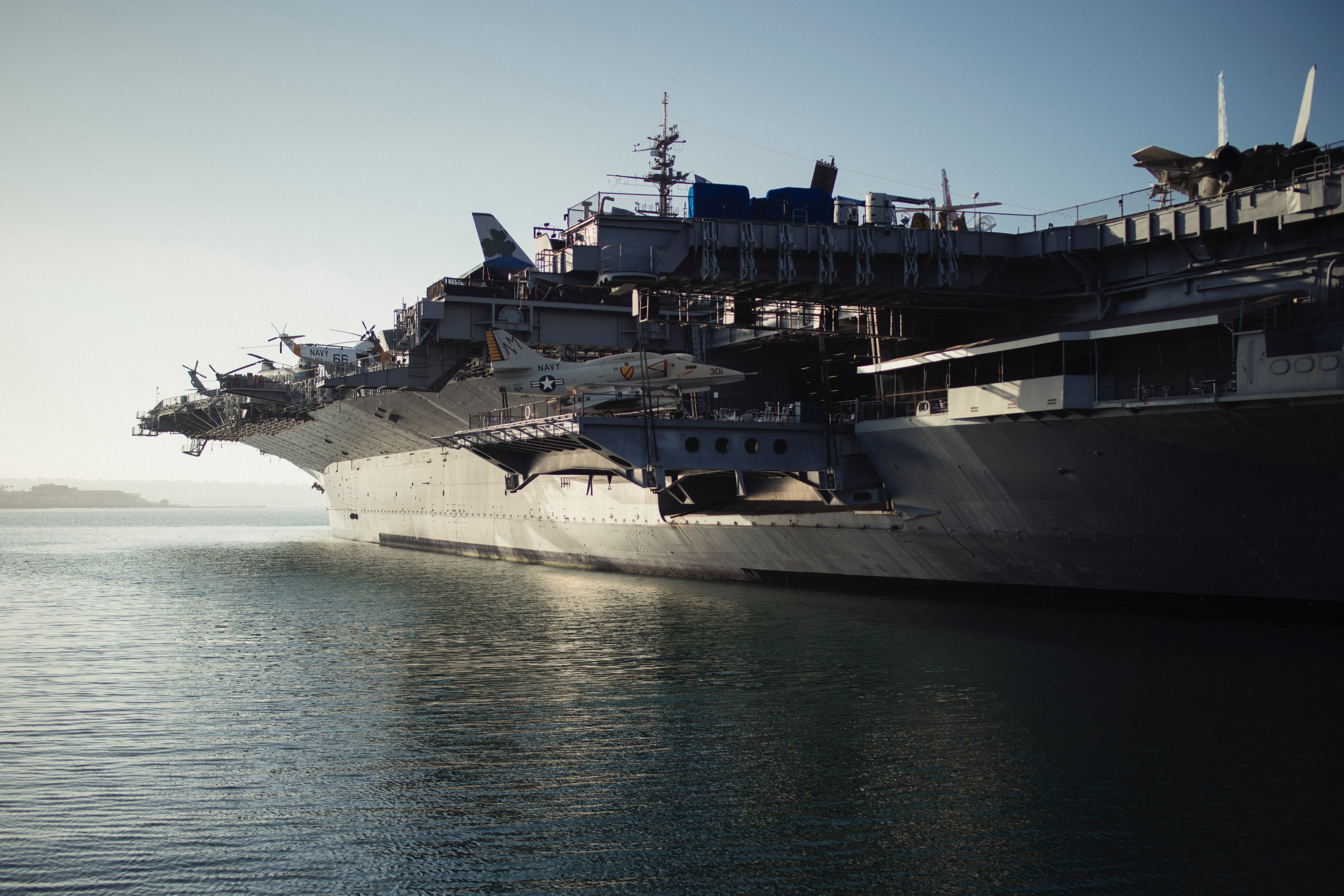 aircraft carrier navy ship and jet 4k, HD Wallpaper