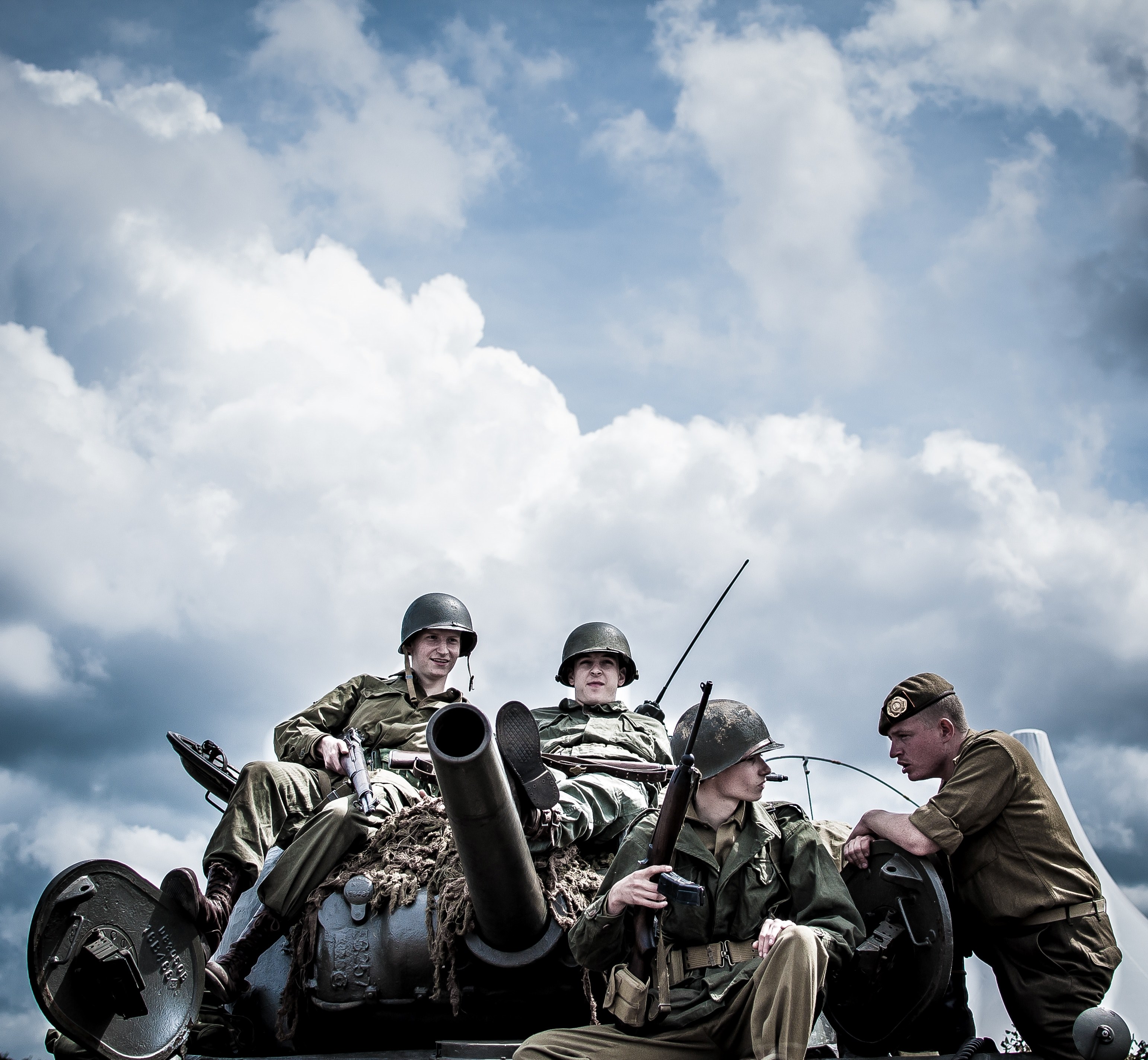 soldiers on parade in den haag netherlands 4k, HD Wallpaper