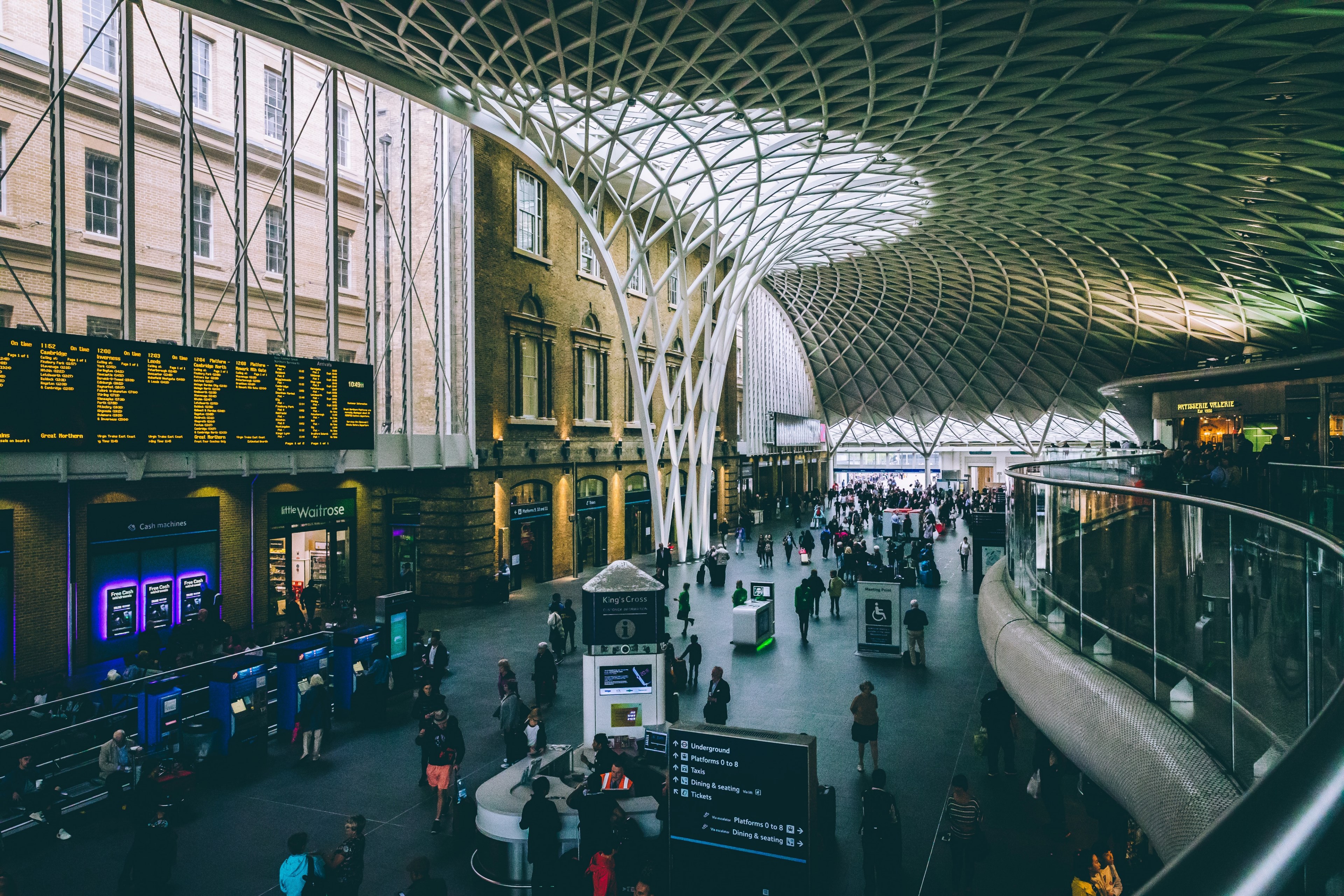 kings cross station 4k, HD Wallpaper
