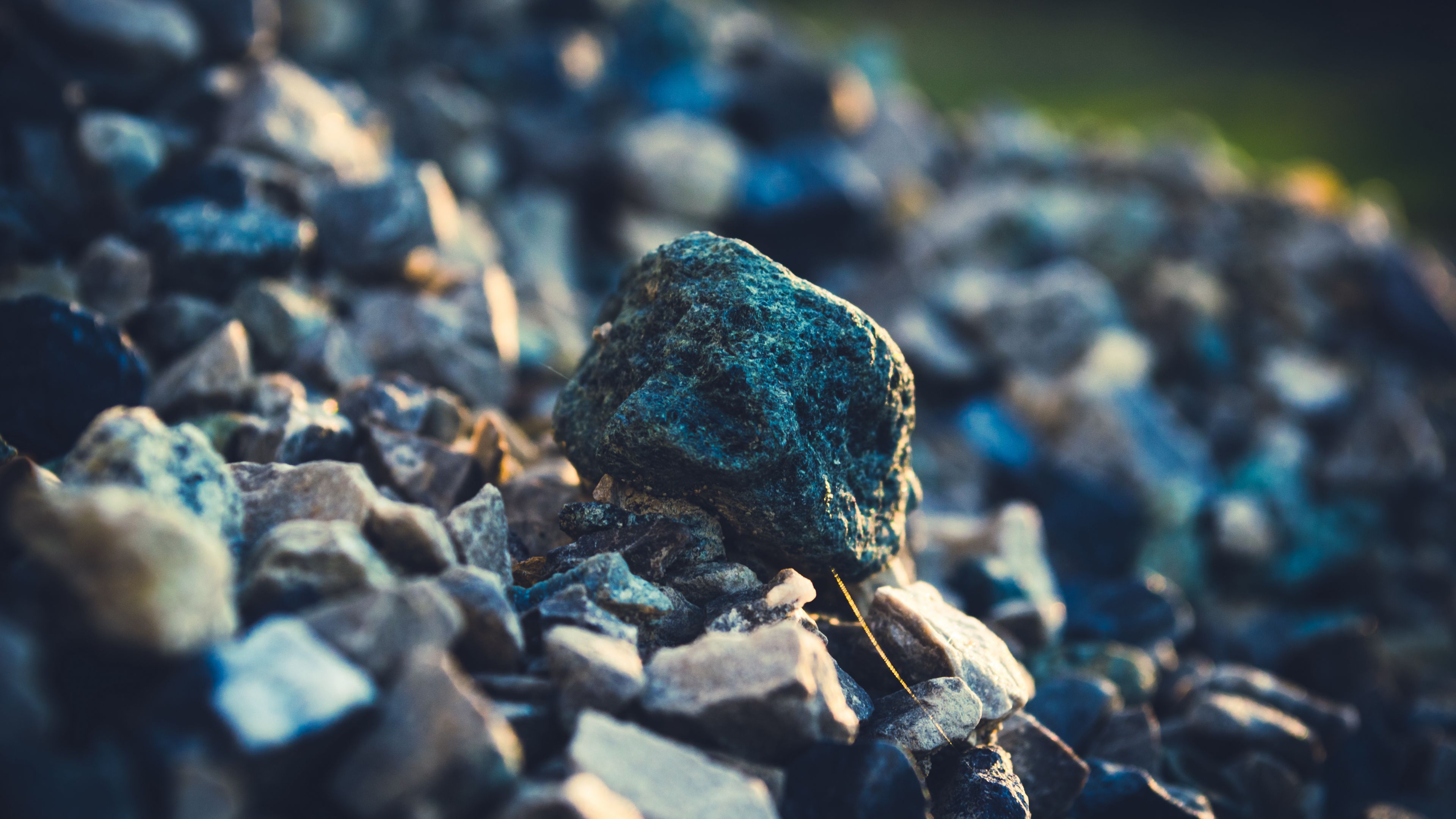 stone, gravel, close-up, 4k, HD Wallpaper