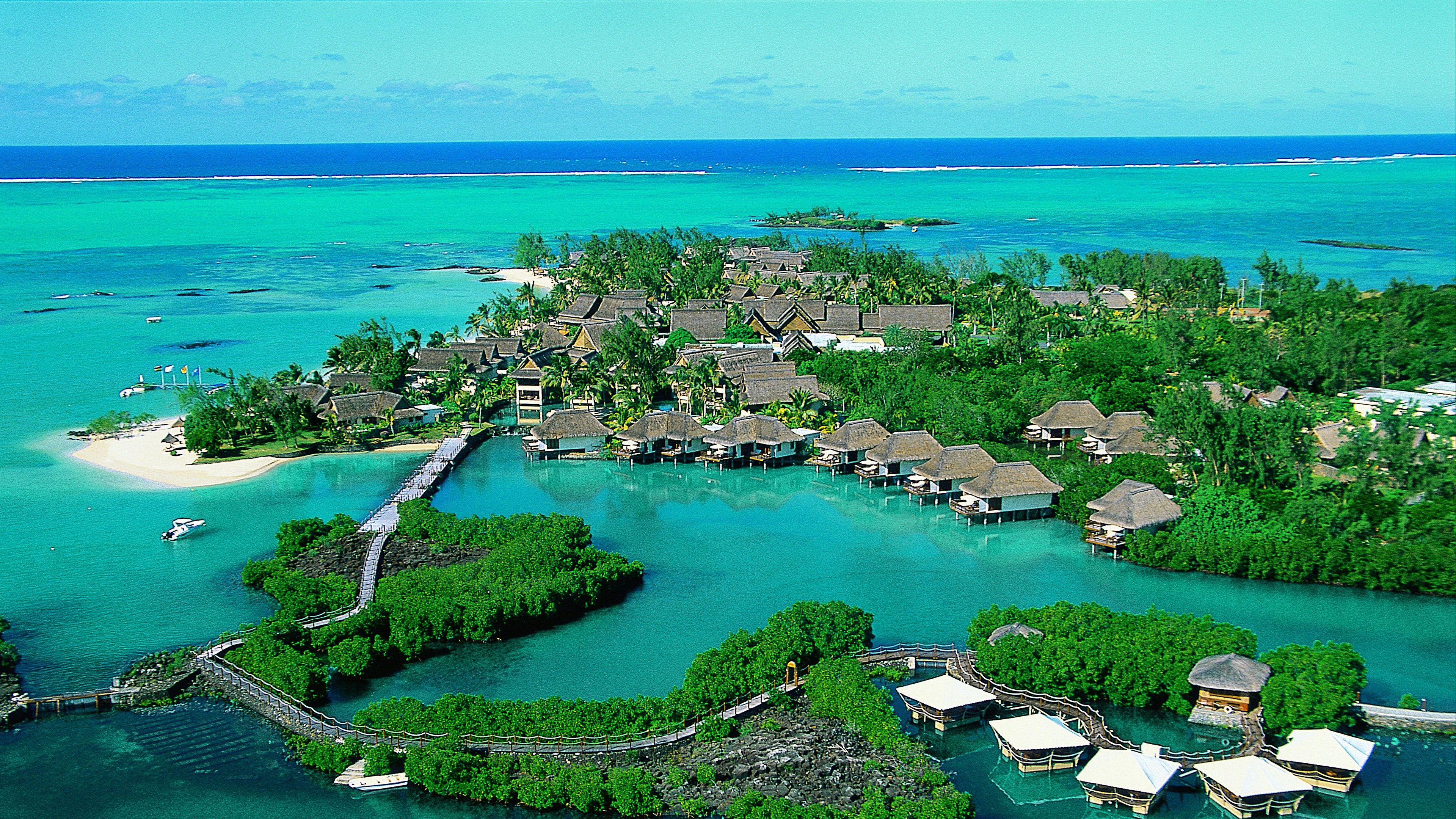 ocean hotel, exotic, holiday, nature, 4k, HD Wallpaper