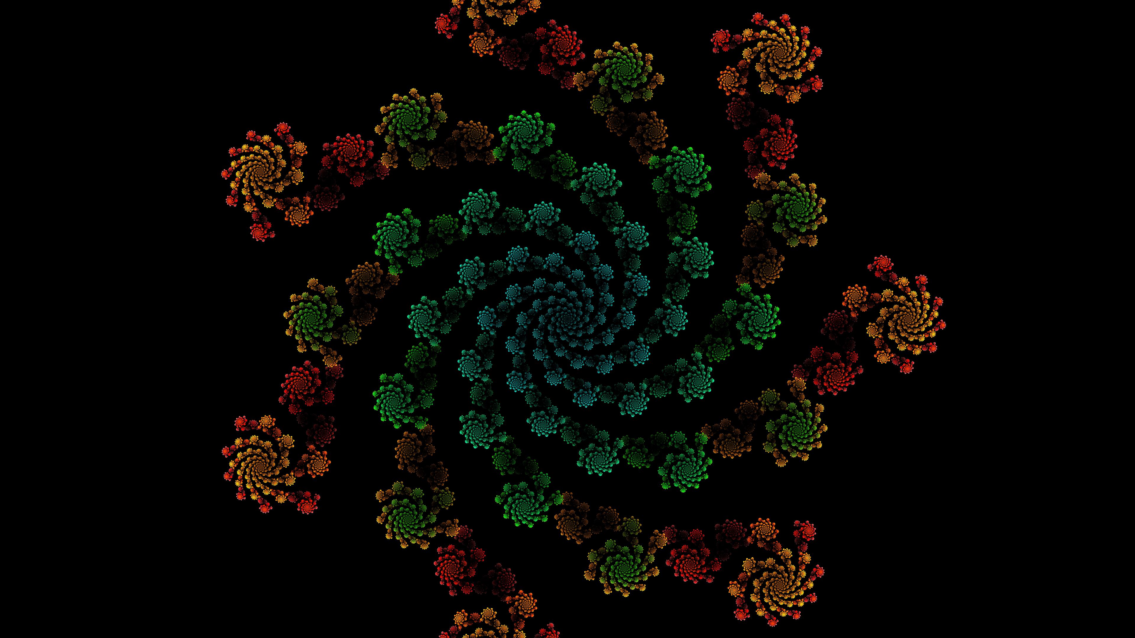 patterns, dark, background, 4k, HD Wallpaper