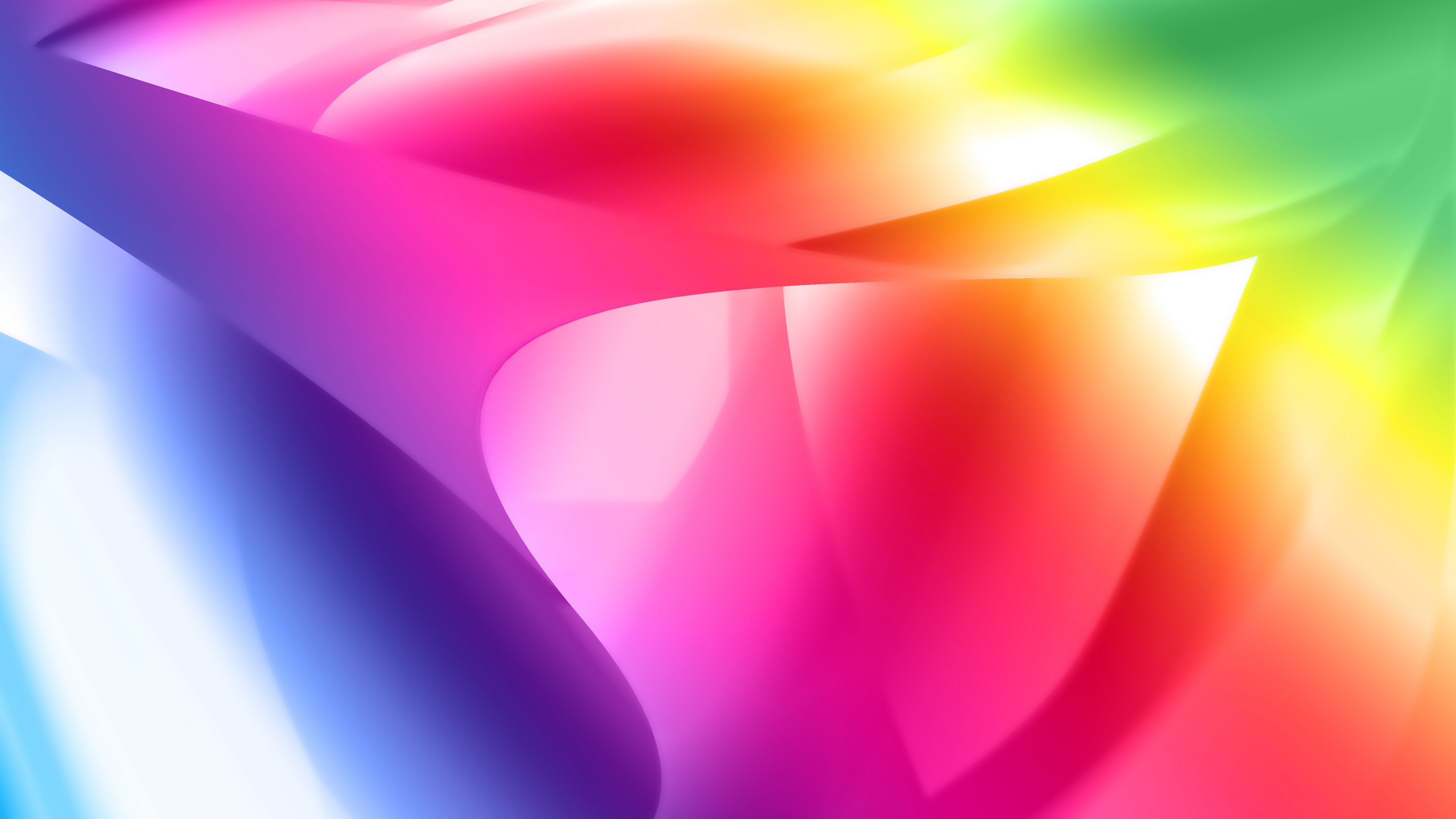 lines, spots, light, bright, 4k, HD Wallpaper