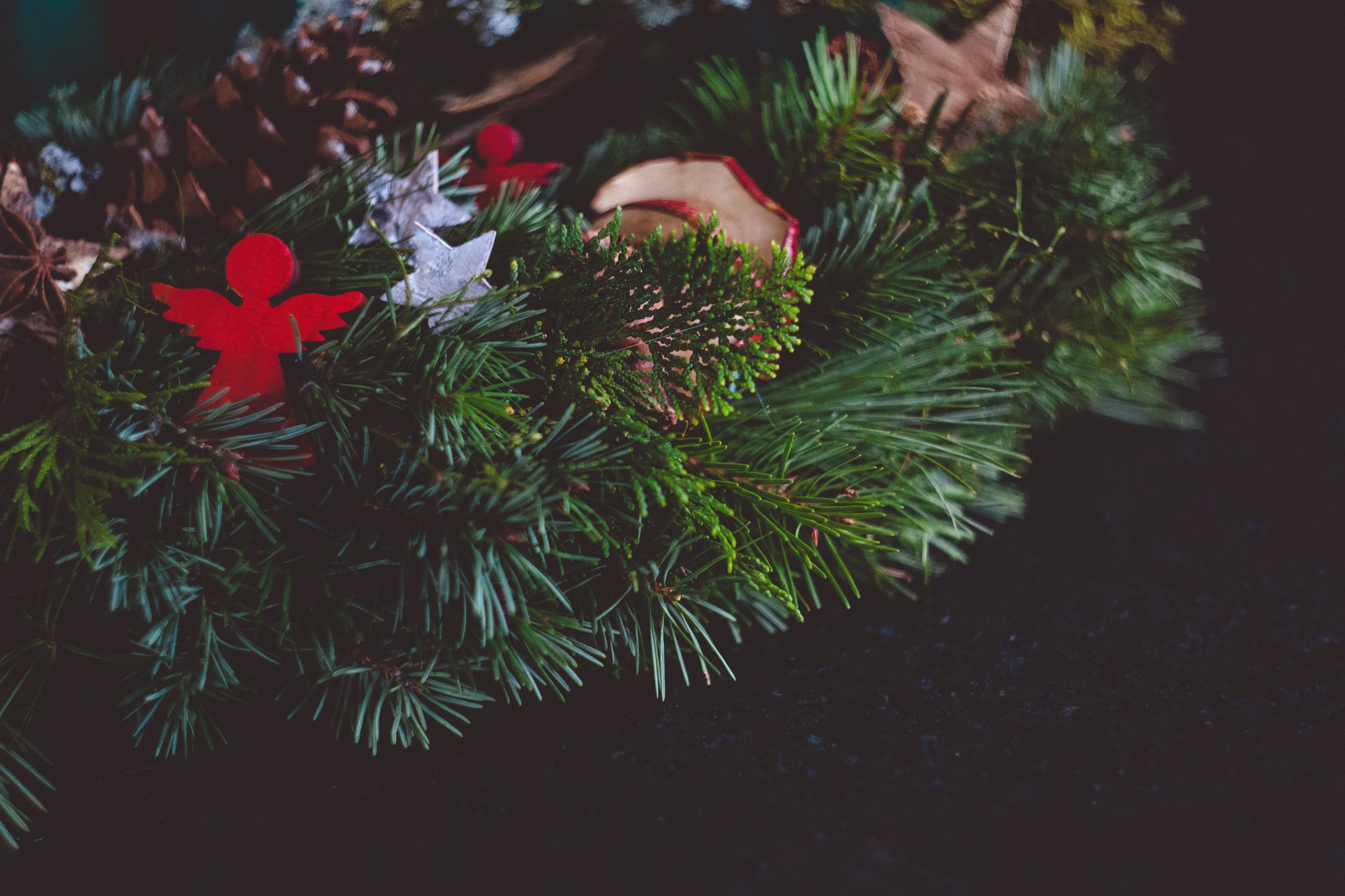 tree christmas tree christmas and decor 4k, HD Wallpaper