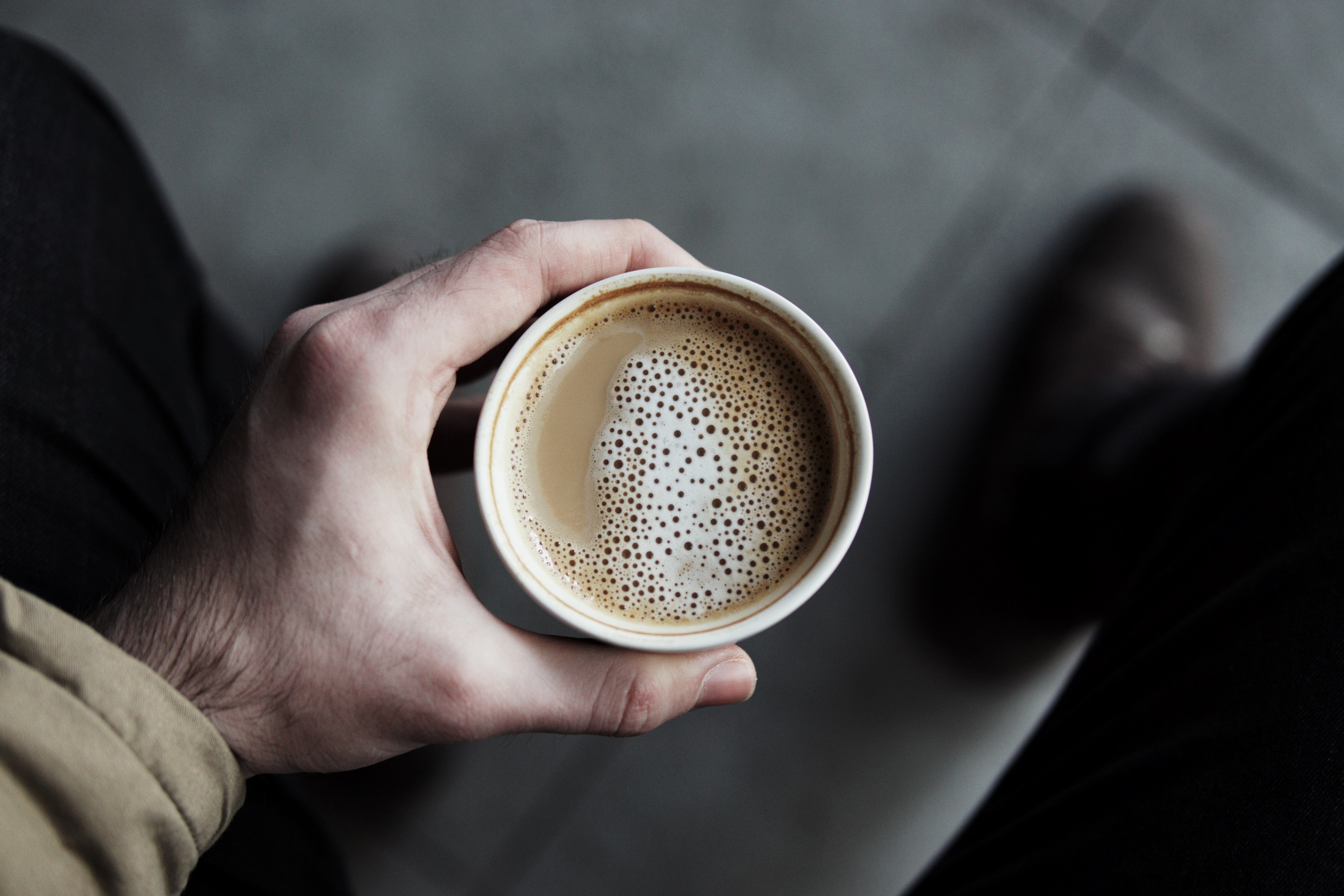 bubbly cappuccino 4k, HD Wallpaper