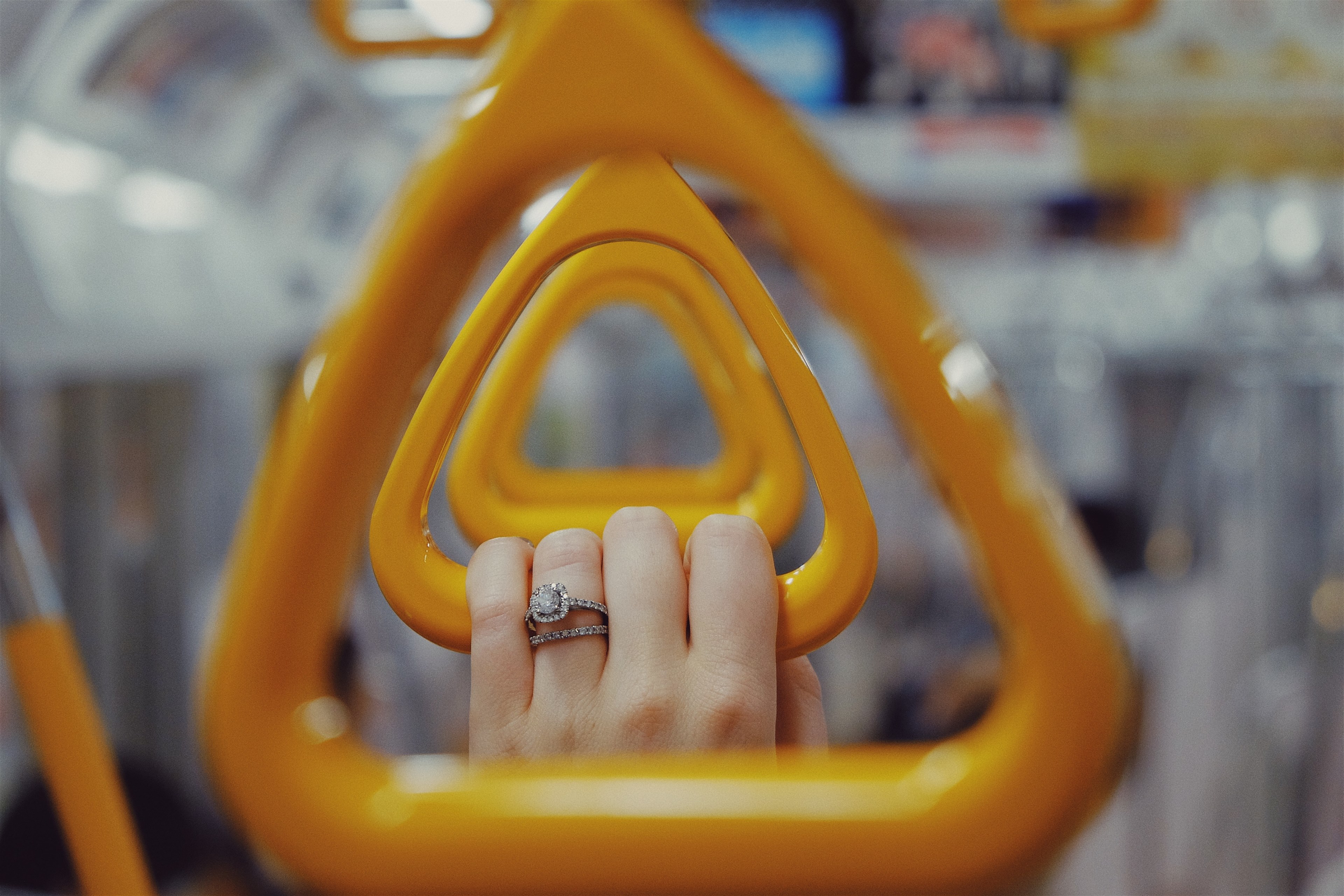 train married engagement ring and holding on 4k, HD Wallpaper