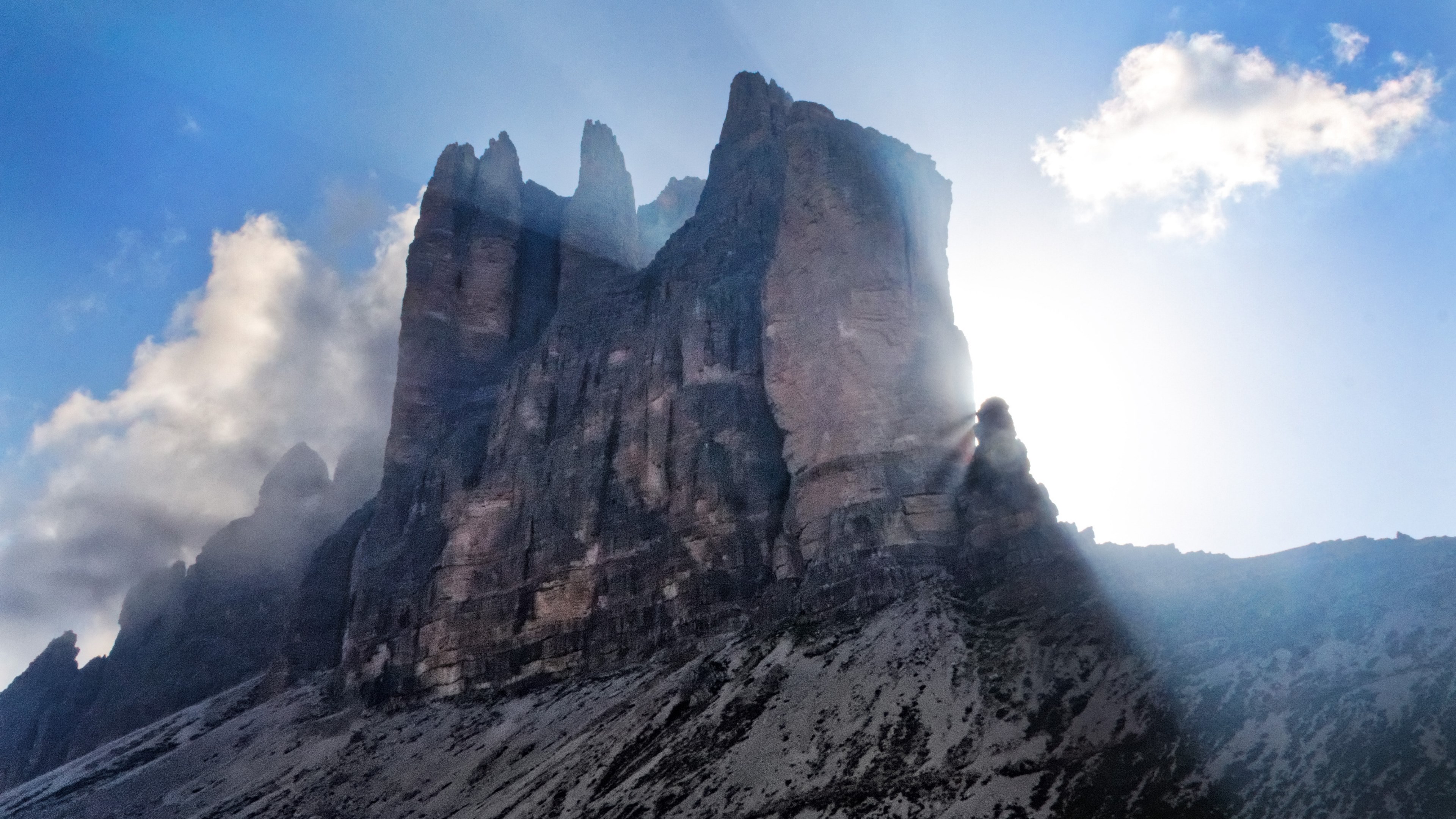 italy world heritage site mountain and alp 4k, HD Wallpaper
