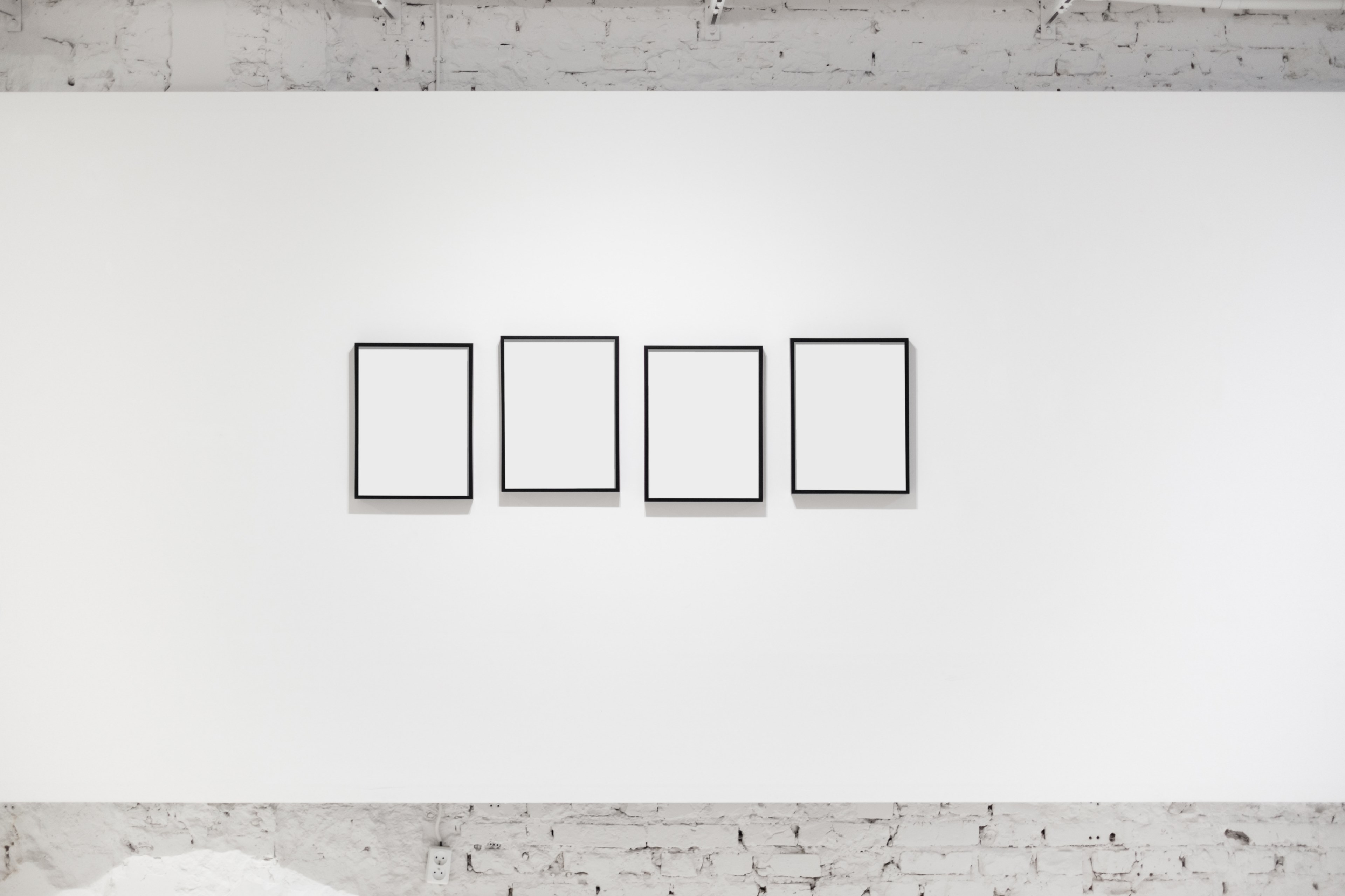 art gallery template insert your own images 4k, HD Wallpaper