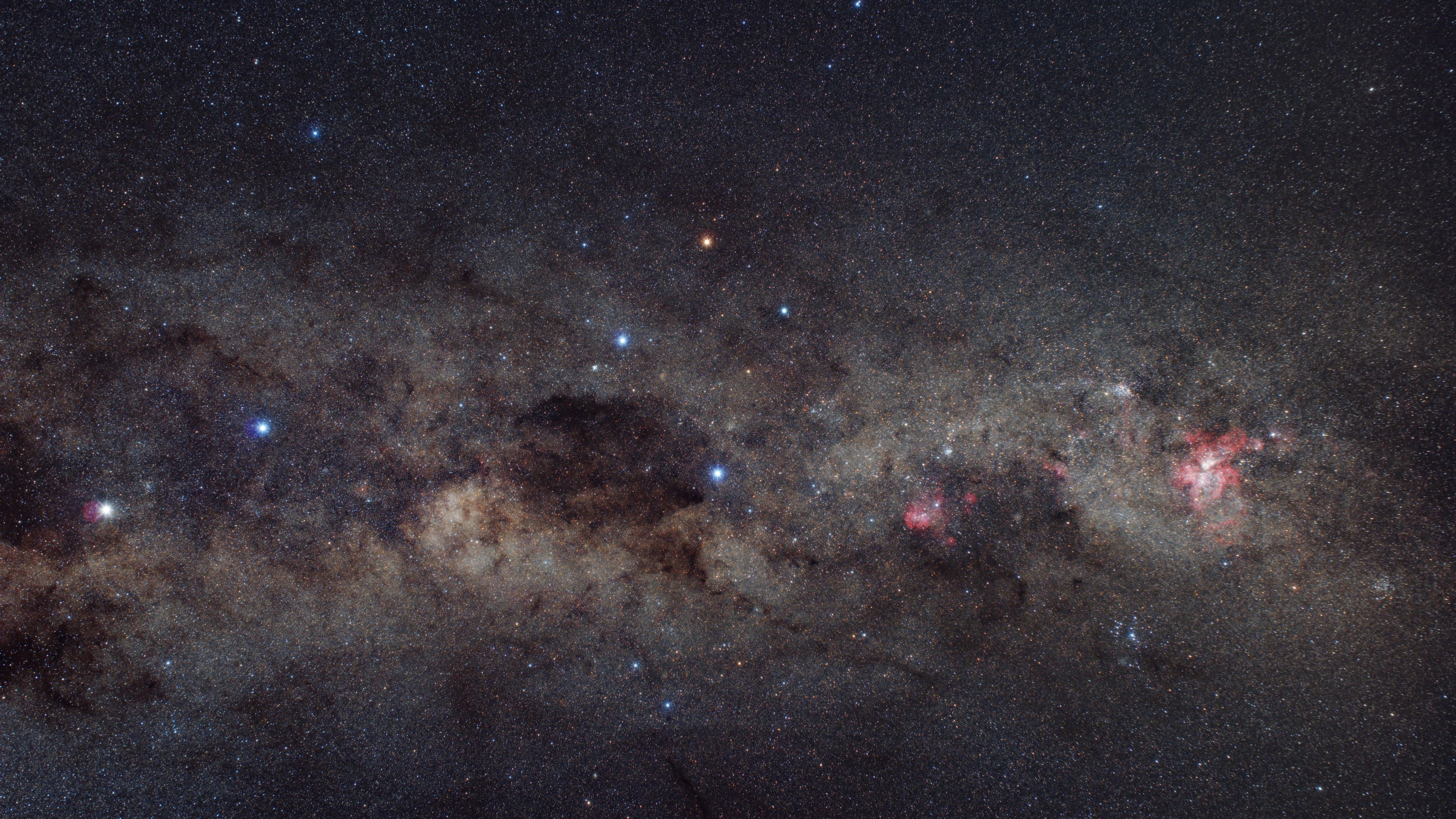 space, stars, universe, galaxy, 4k, HD Wallpaper