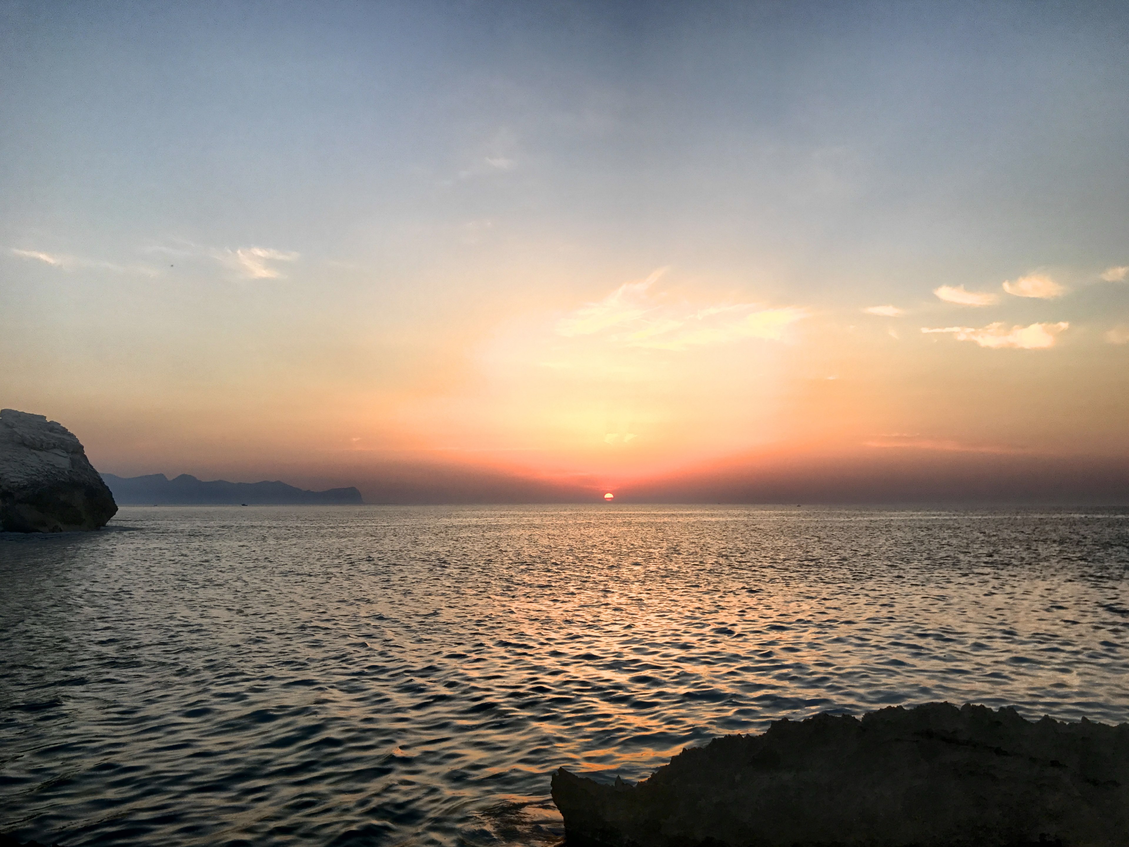 sunset in sicily 4k, HD Wallpaper