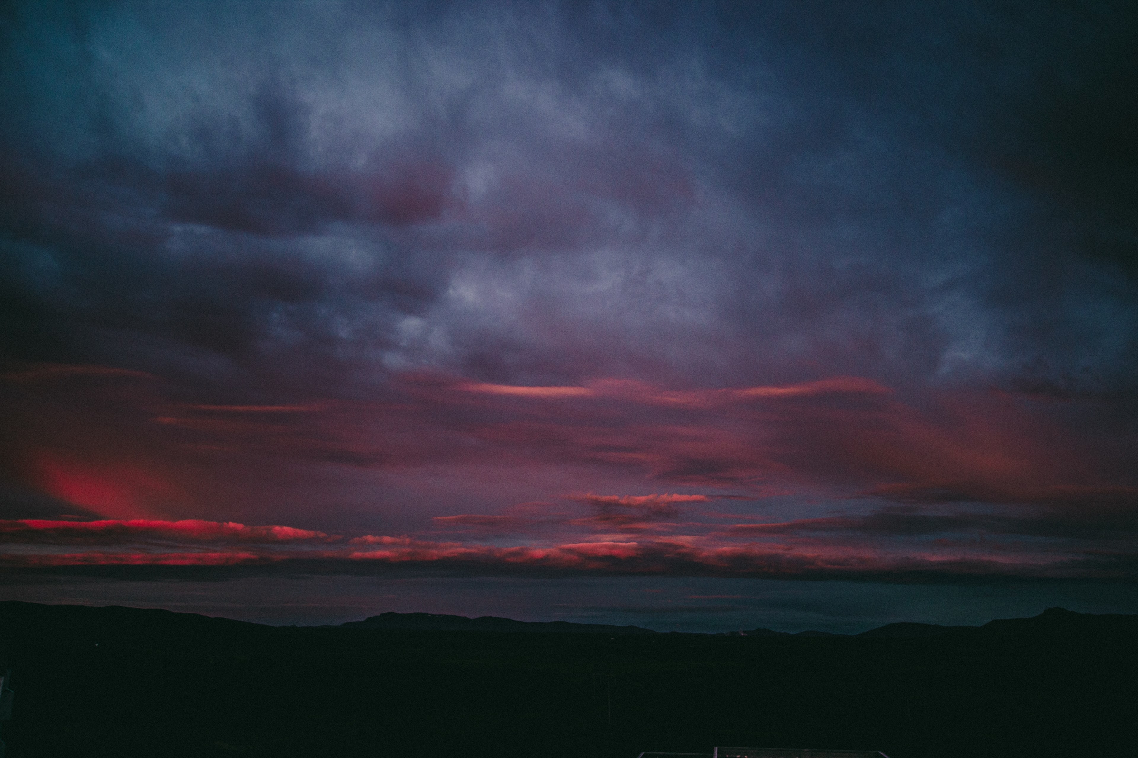 burning sky 4k, HD Wallpaper