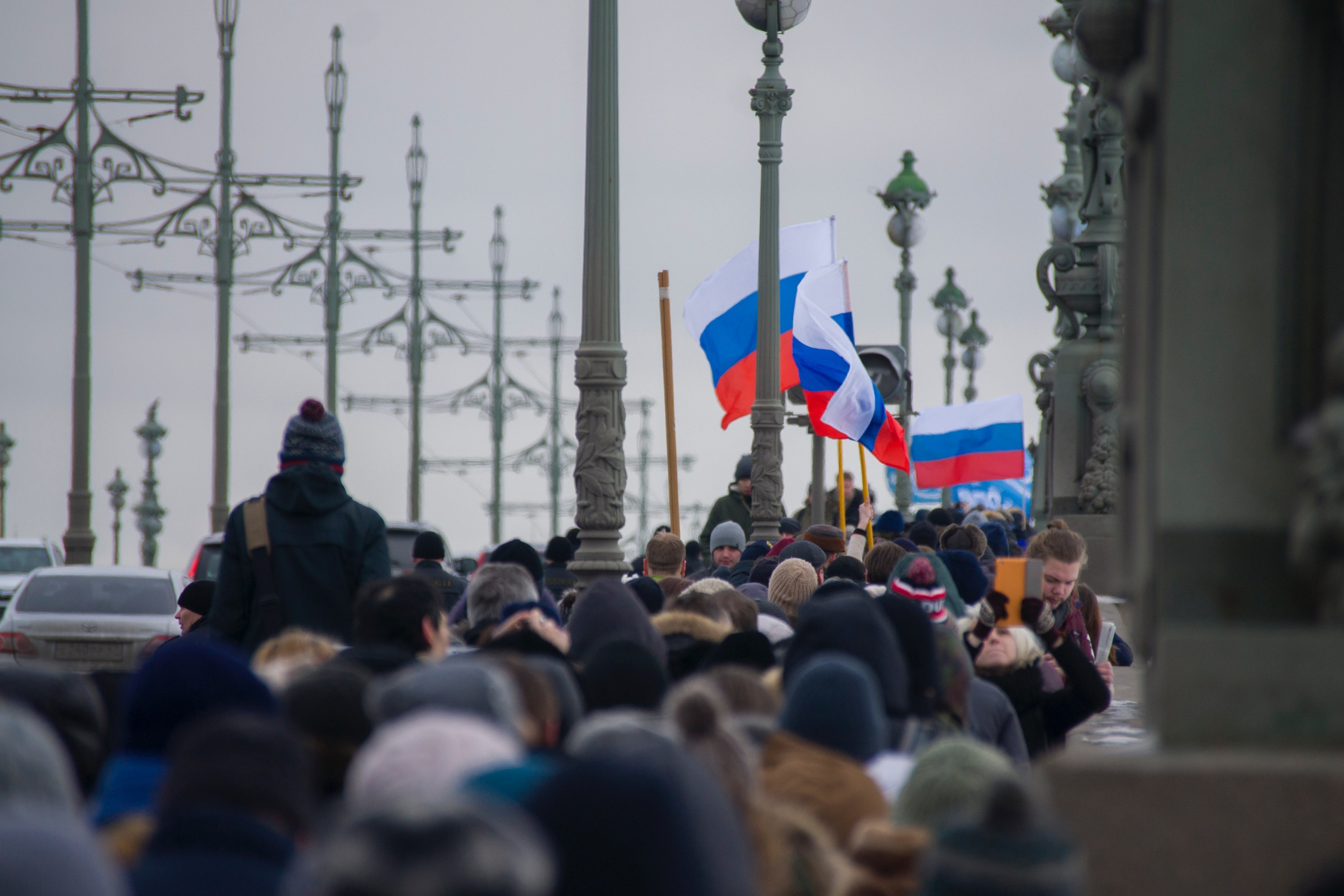 russian protest 4k, HD Wallpaper