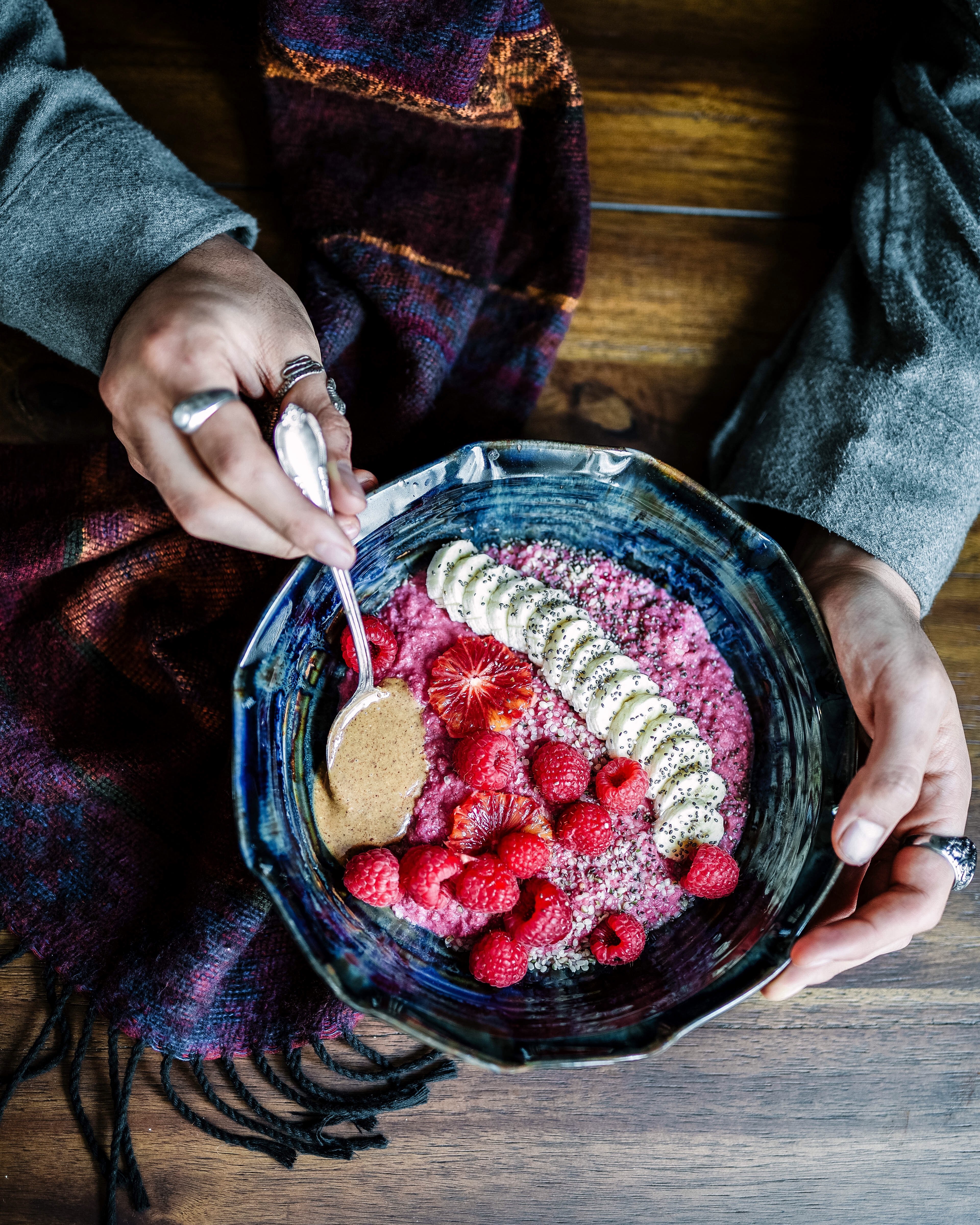 raspberry porridge 4k, Phone HD Wallpaper