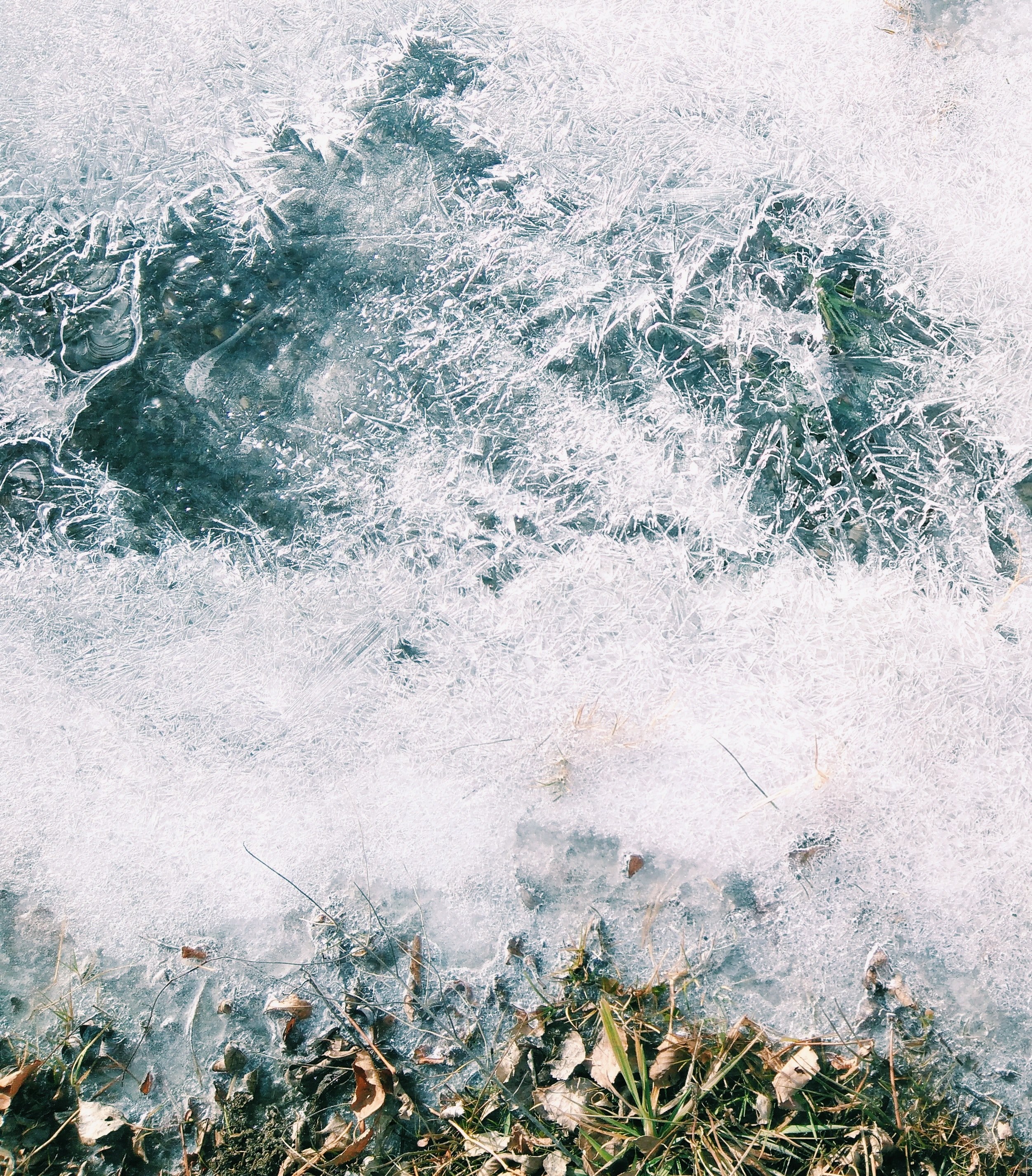 ice frozen water and lake hd, 4k, Phone HD Wallpaper