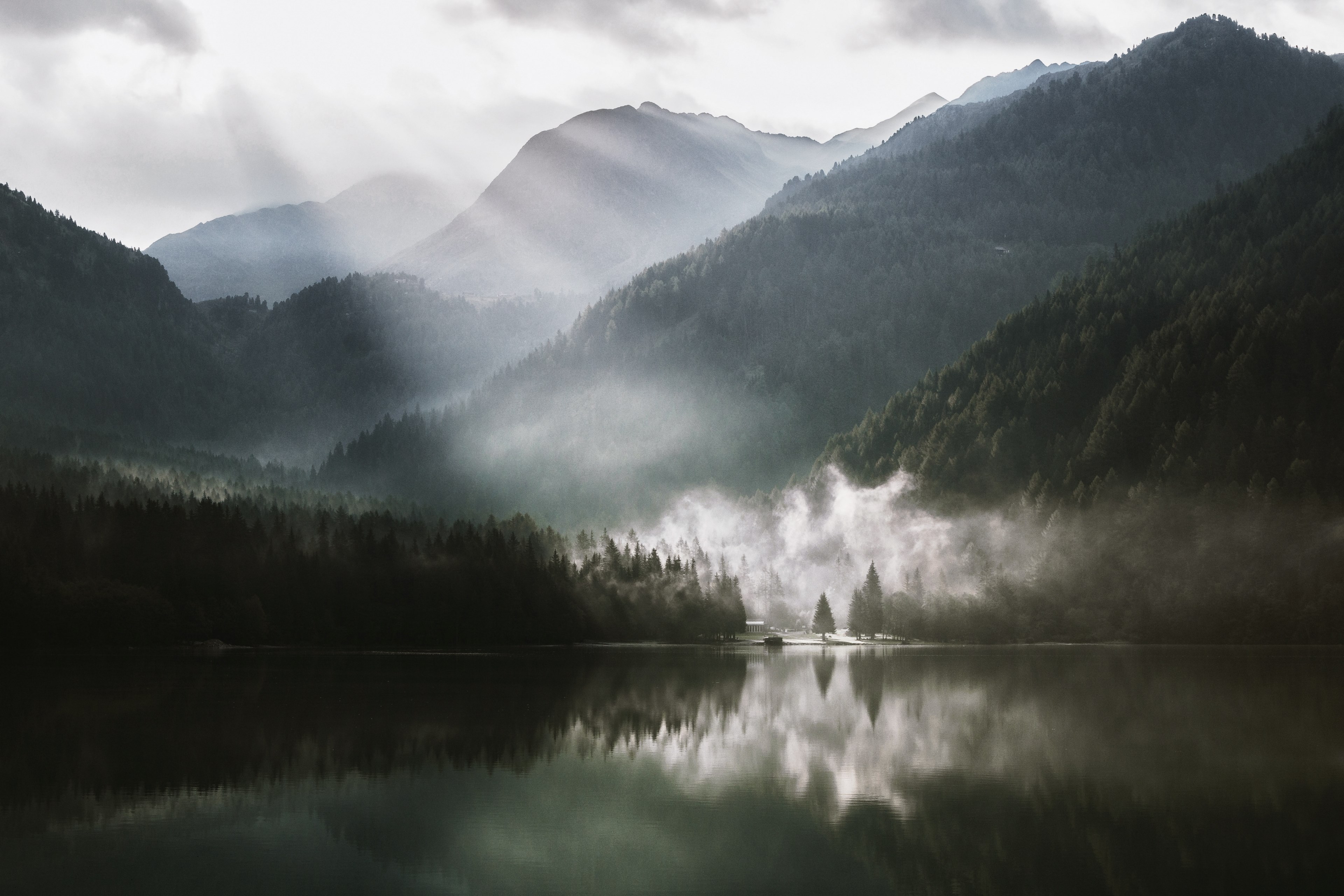 foggy or mystic 4k, HD Wallpaper