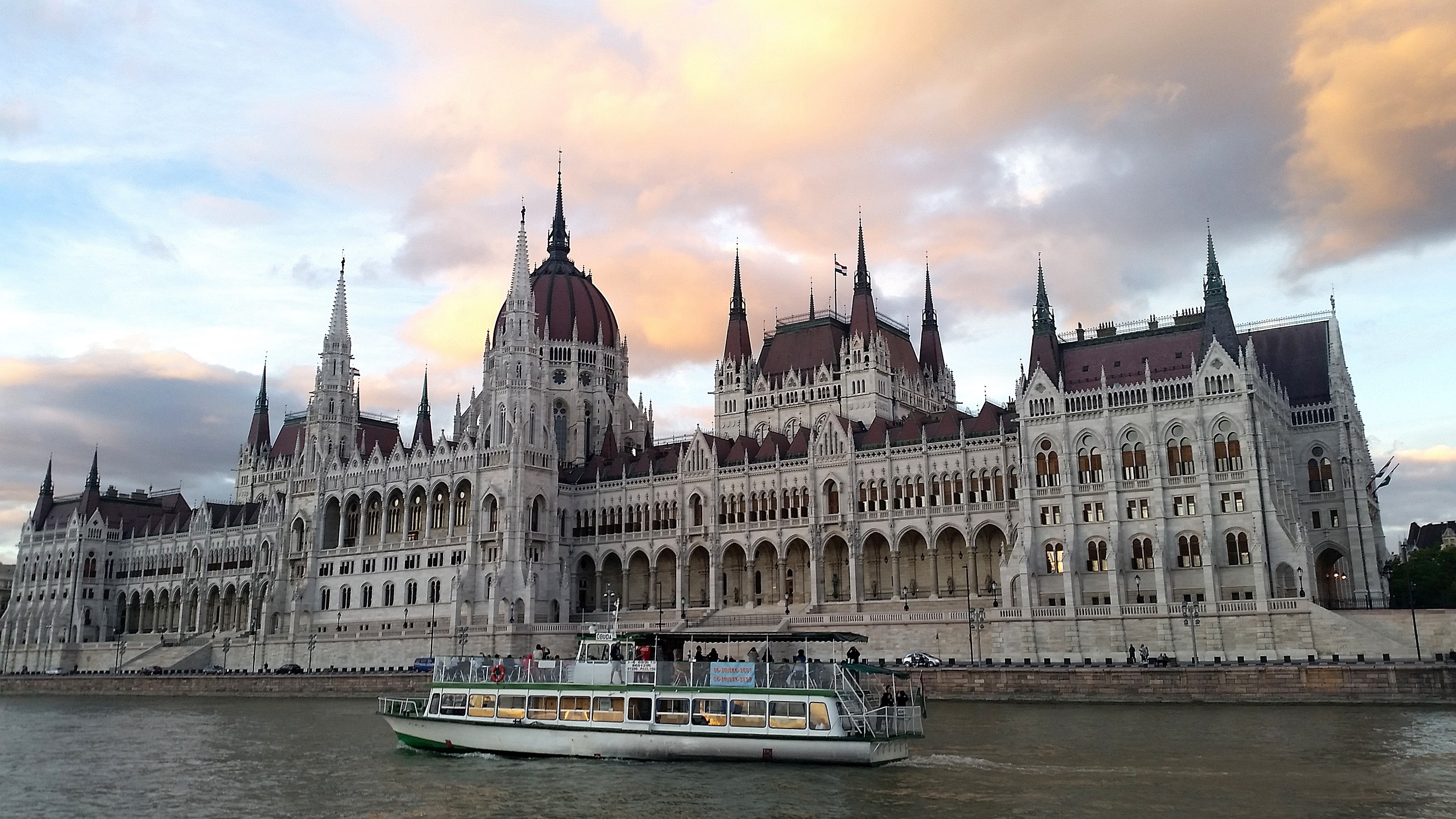 budapest parliament 4k, HD Wallpaper